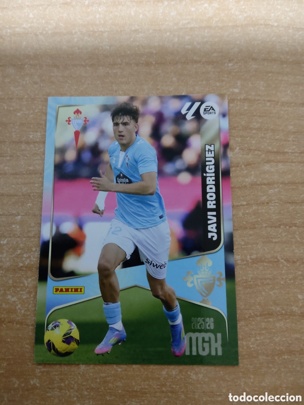 Cromos de f&uacute;tbol: 112 JAVI RODRIGUEZ CELTA VIGO MEGACRACKS 2025 2026