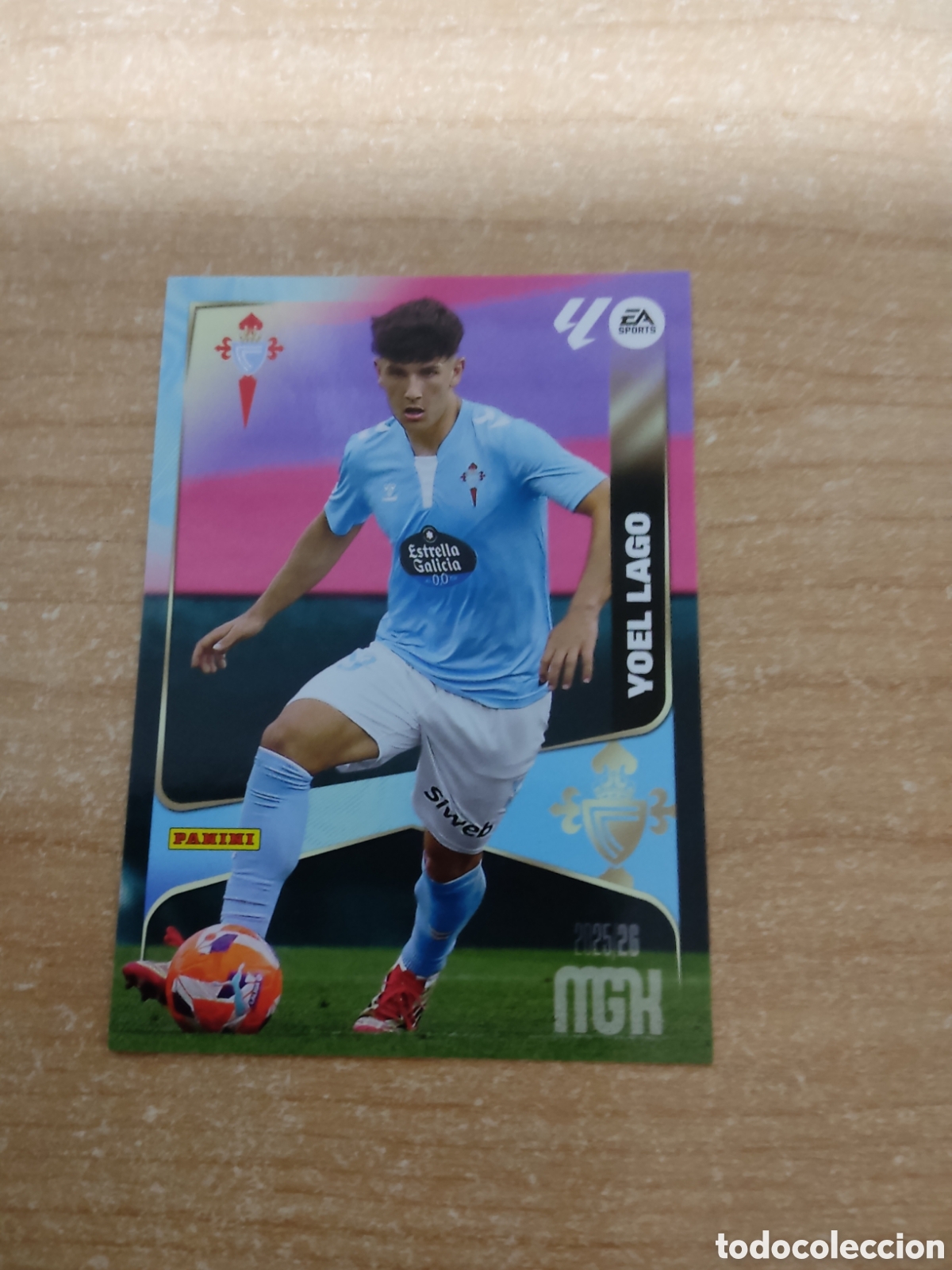 Cromos de f&uacute;tbol: 115 YOEL LAGO CELTA VIGO MEGACRACKS 2025 2026