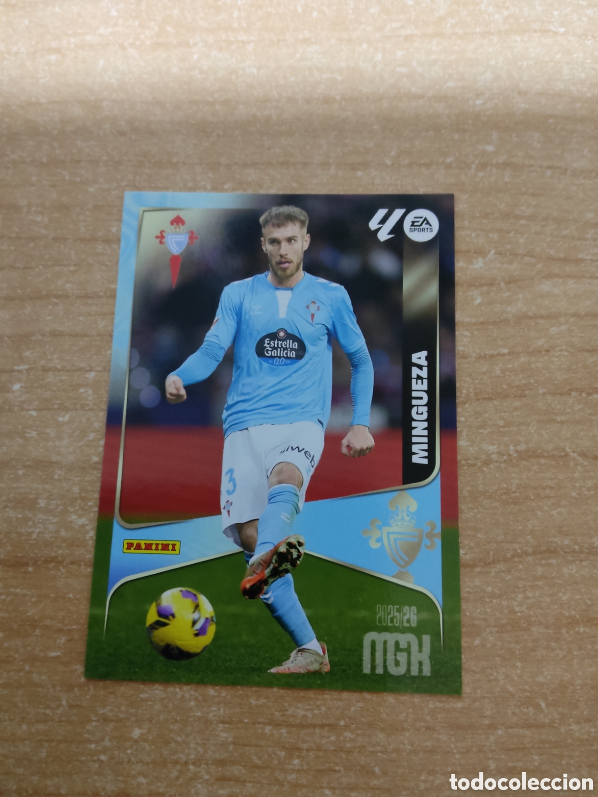 Cromos de f&uacute;tbol: 116 MINGUEZA CELTA LIGA MEGACRACKS 2025 2026