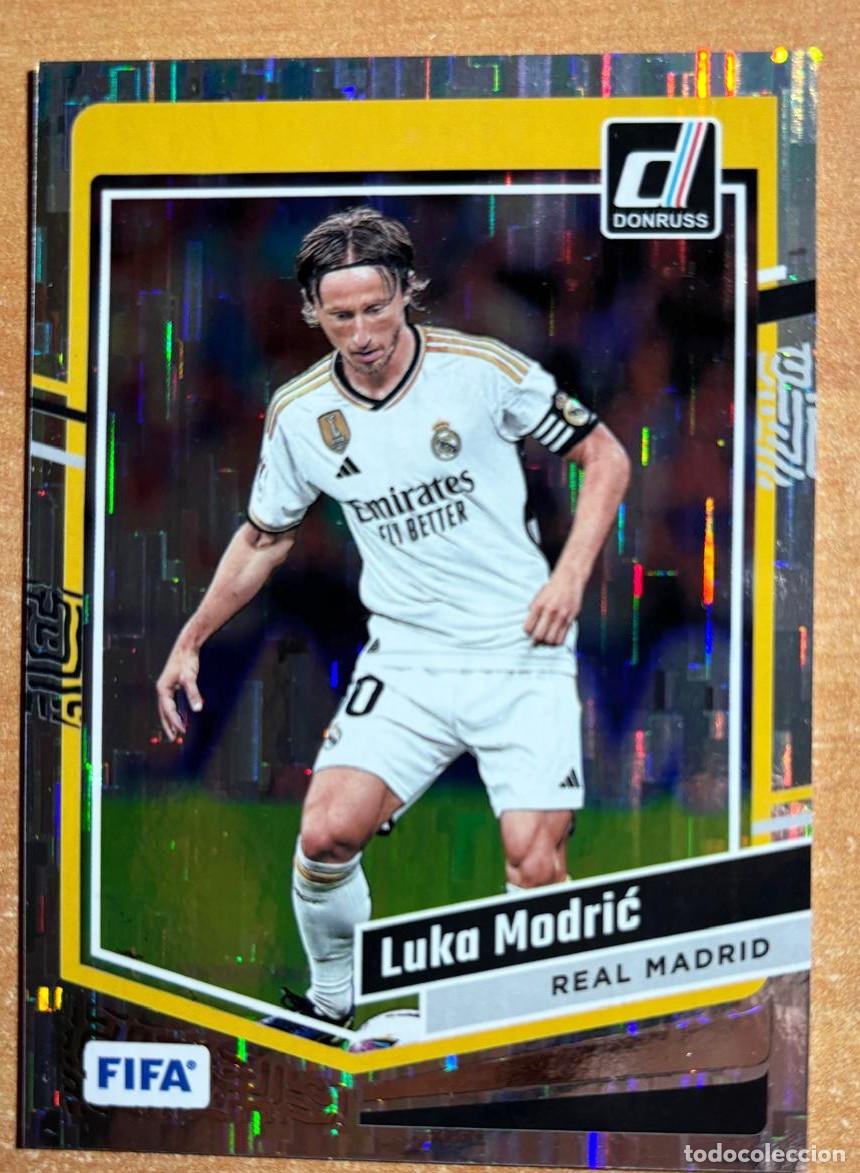 Cromos de Futebol: PANINI DONRUSS SOCCER 2023-2024 23 24 LUKA MODRIC (REAL MADRID) PARALELA PLATA