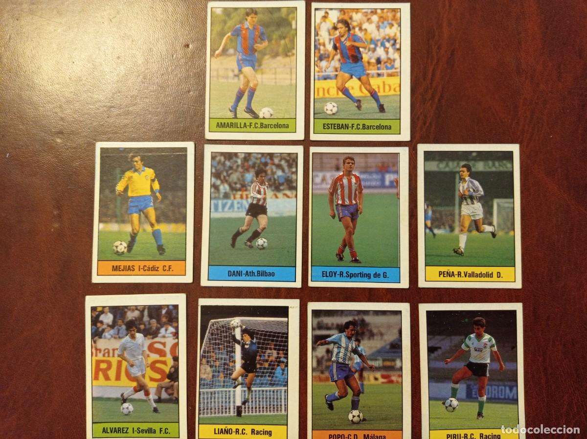 Fu&szlig;ball-Sticker: Lote 10 cromos nuevos Ed. Lisel 1985 - 1986 85 86