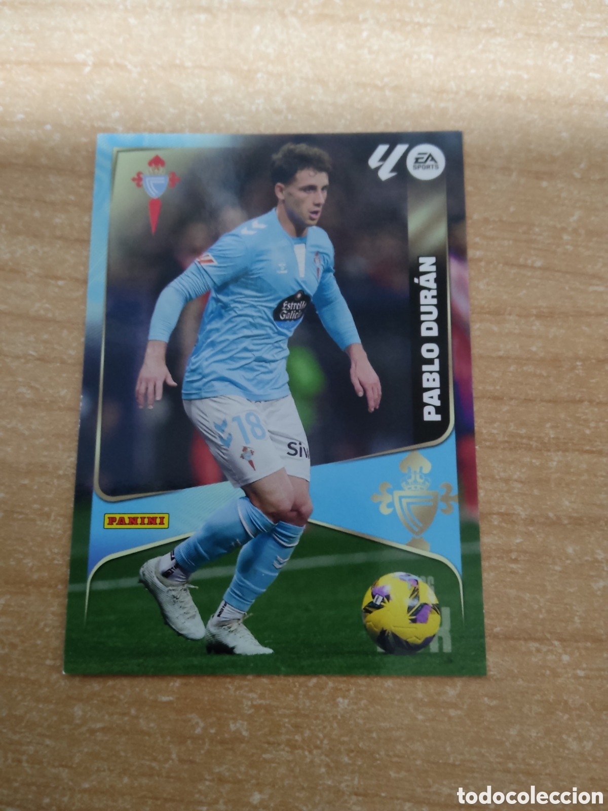 Fu&szlig;ball-Sticker: 124 PABLO DURAN CELTA VIGO MEGACRACKS 2025 2026