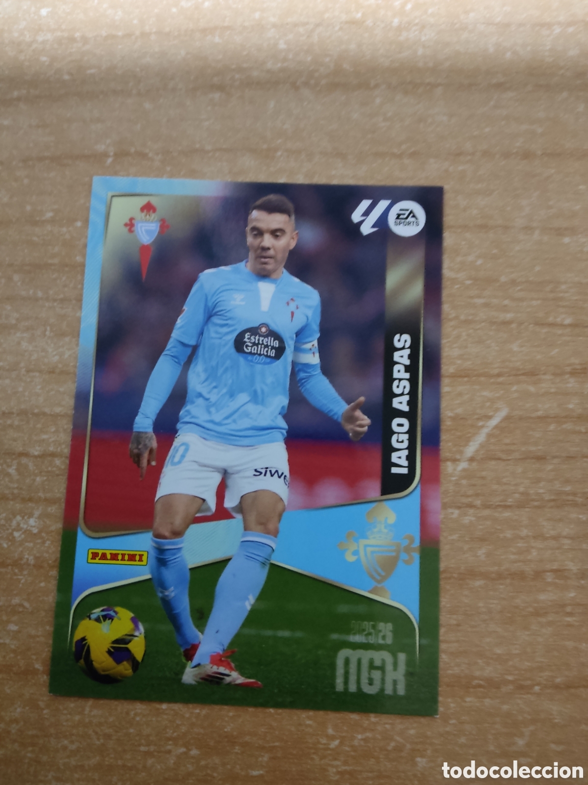 Fu&szlig;ball-Sticker: 126 IAGO ASPAS CELTA VIGO MEGACRACKS 2025 2026