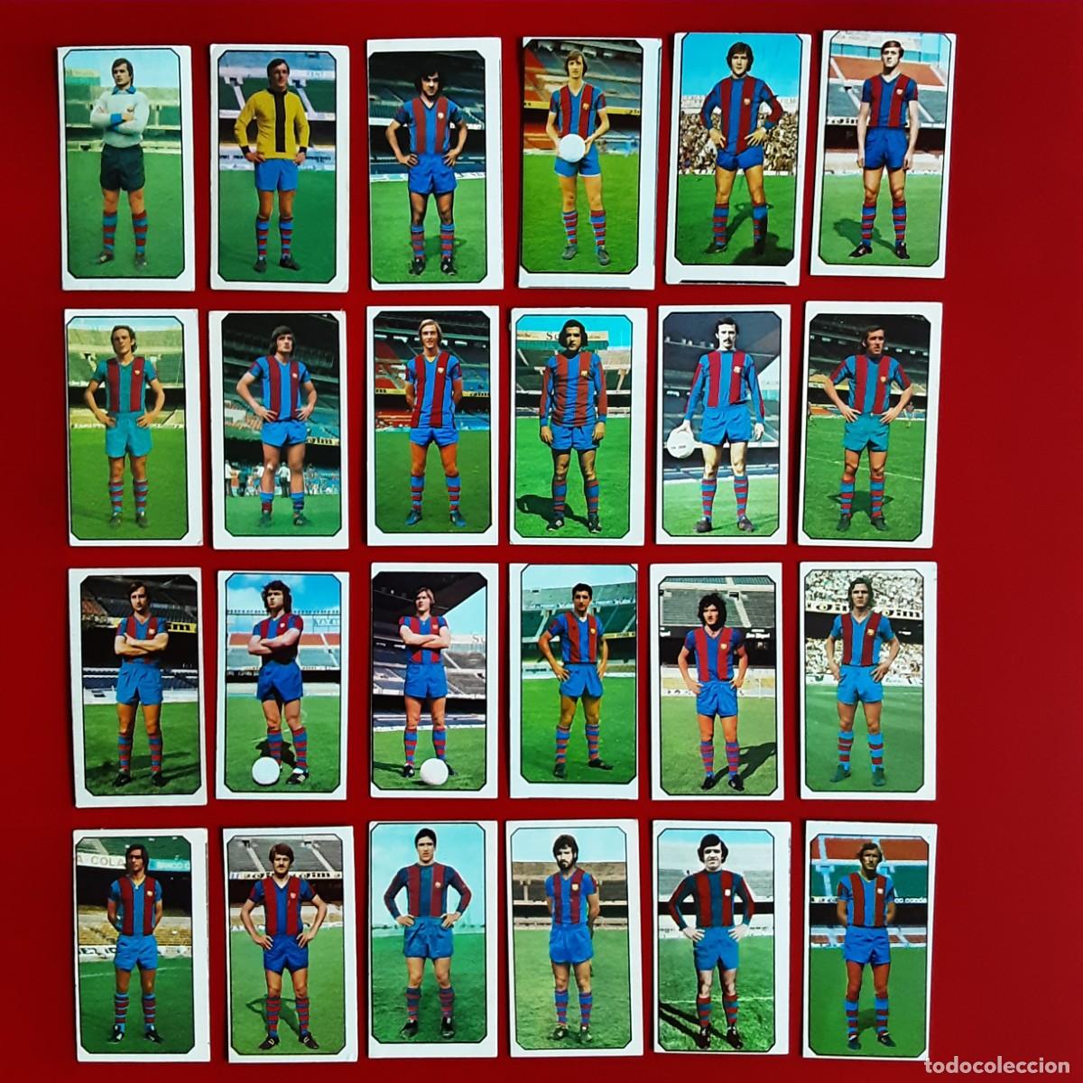 Cromos de f&uacute;tbol: EQUIPO CASI COMPLETO BARCELONA LIGA TEMPORADA 1977 1978 77 78 EDICIONES ESTE-CRUYFF/FALTA 1 CROMO