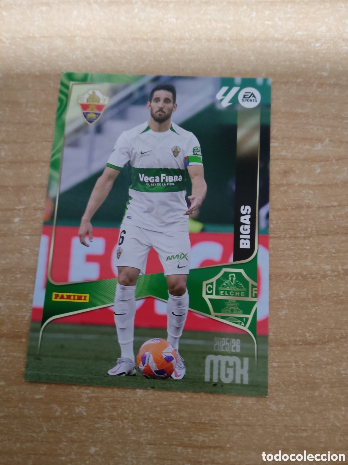 Cromos de f&uacute;tbol: 134 BIGAS ELCHE MEGACRACKS 2025 2026