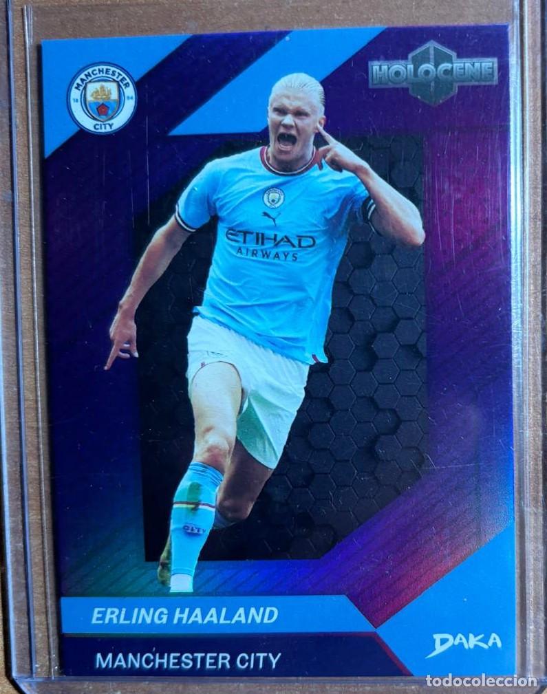 Cromos de f&uacute;tbol: DAKA HOLOCENE 2023 ERLING HALLAND (MANCHESTER CITY) NUMERADA /99