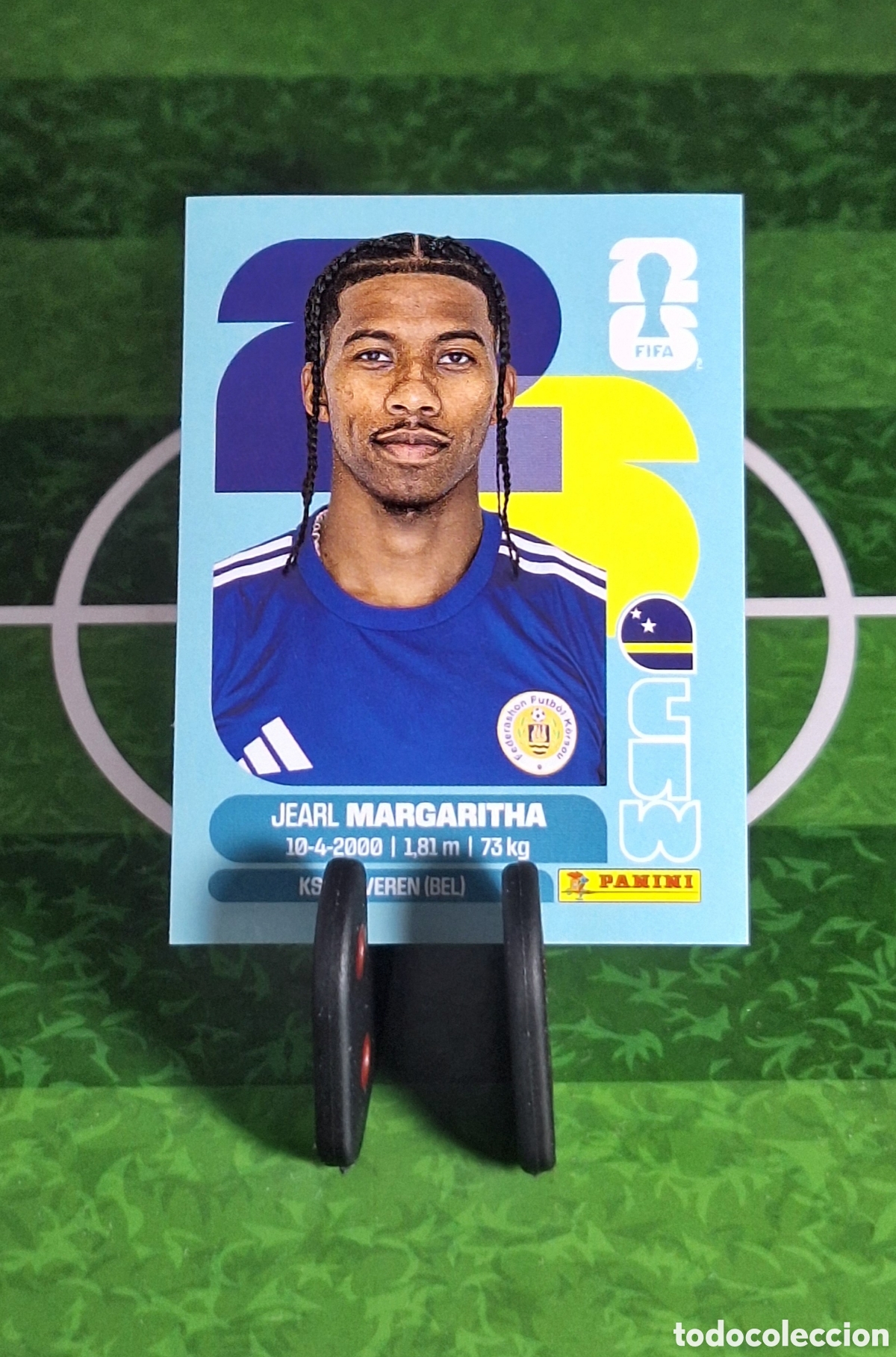 Cromos de f&uacute;tbol: JEARL MARGARITHA #CUW 16 MUNDIAL 2026