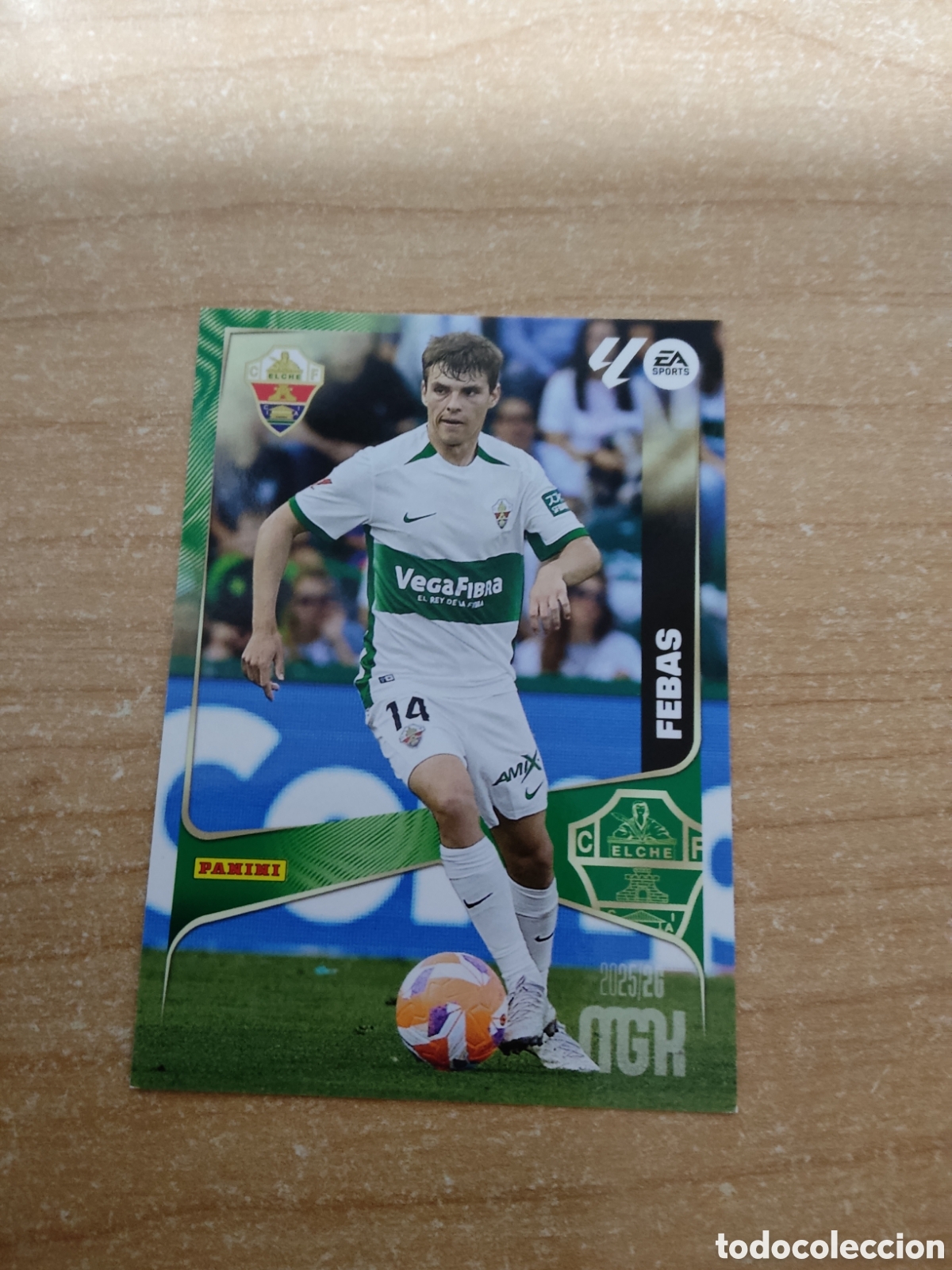Cromos de f&uacute;tbol: 136 FEBAS ELCHE MEGACRACKS 2025 2026