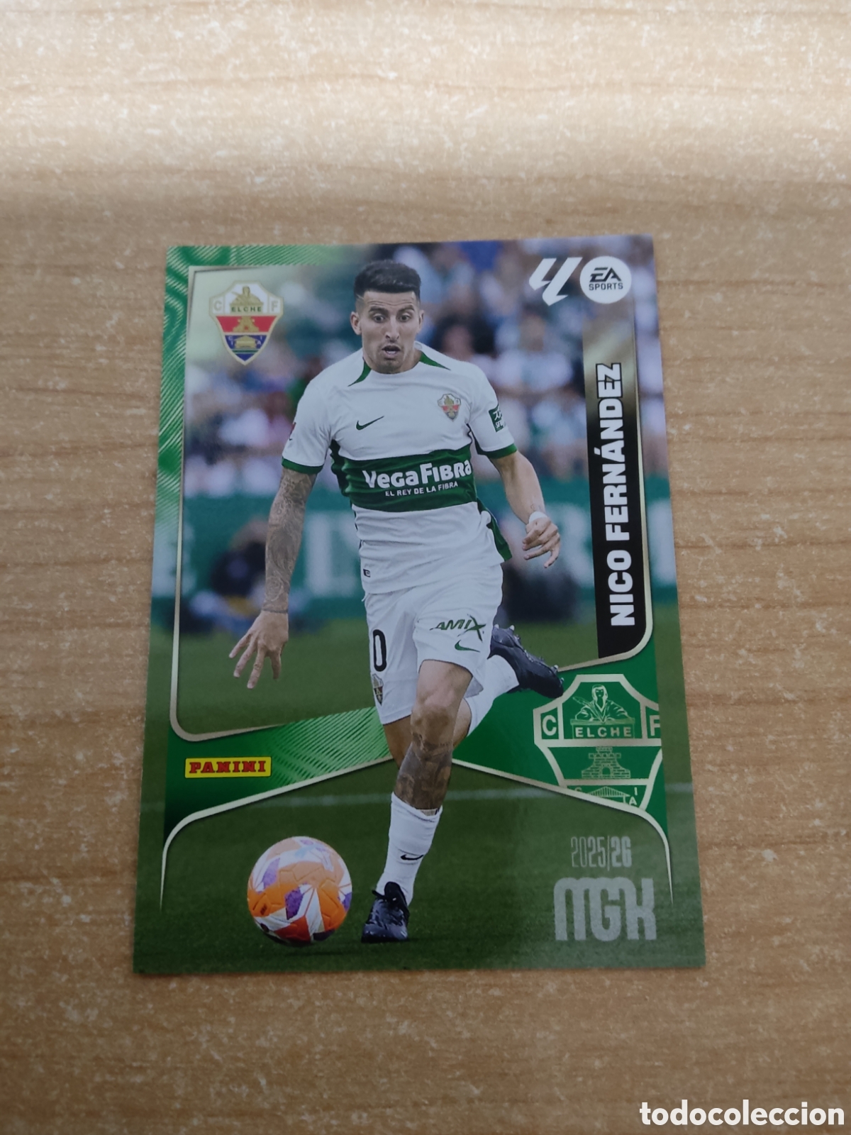 Cromos de f&uacute;tbol: 139 NICO FERNANDEZ ELCHE MEGACRACKS 2025 2026