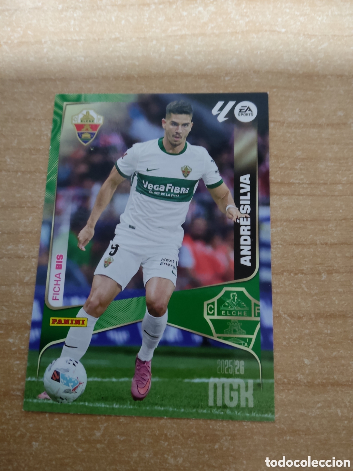 Cromos de f&uacute;tbol: 142 BIS ANDRE SILVA ELCHE MEGACRACKS 2025 2026