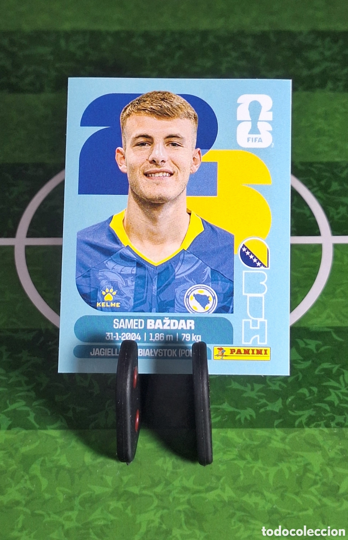 Cromos de f&uacute;tbol: SAMED BAZDAR #BIH 19 MUNDIAL 2026