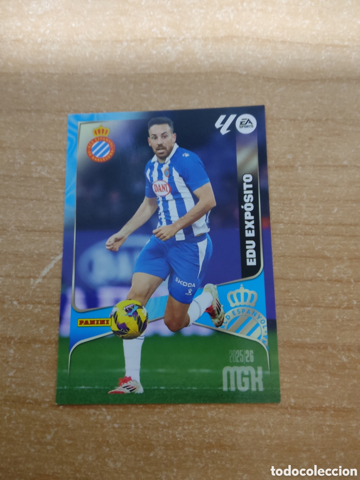 Cromos de f&uacute;tbol: 157 EDU EXPOSITO ESPANYOL MEGACRACKS 2025 2026