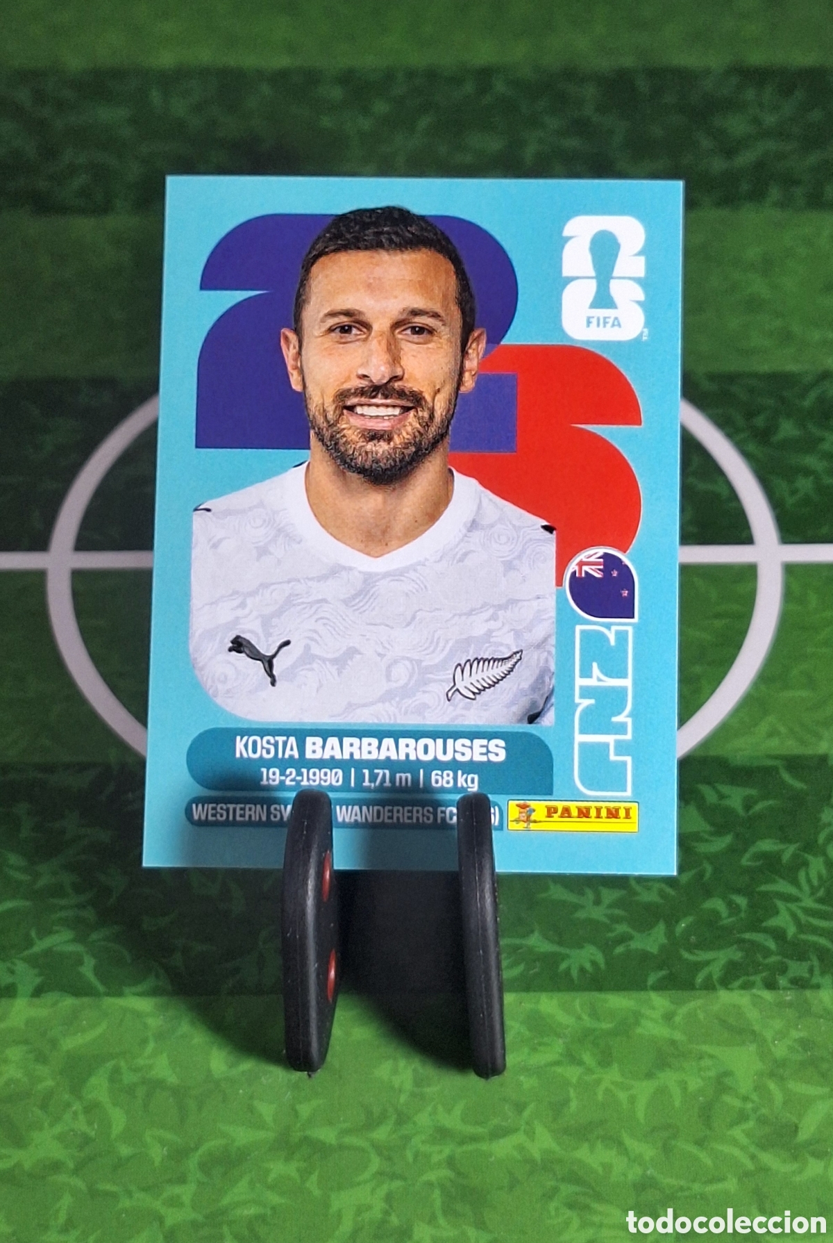 Cromos de f&uacute;tbol: KOSTA BARBAROUSES #NZL 20 MUNDIAL 2026