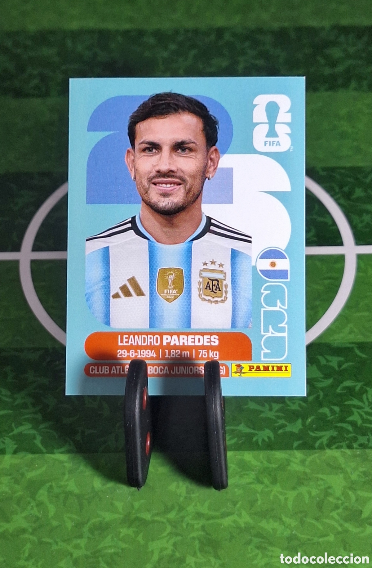 Cromos de f&uacute;tbol: LEANDRO PAREDES ARG #12 MUNDIAL 2026