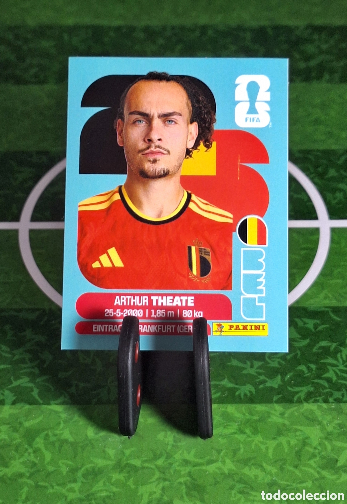 Cromos de f&uacute;tbol: ARTHUR THEATE #BEL 3 MUNDIAL 2026