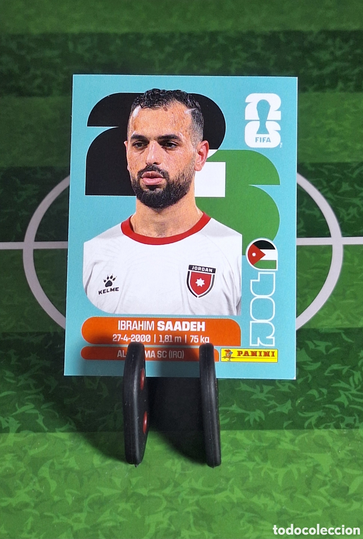 Cromos de f&uacute;tbol: IBRAHIM SAADEH #JOR 9 MUNDIAL 2026