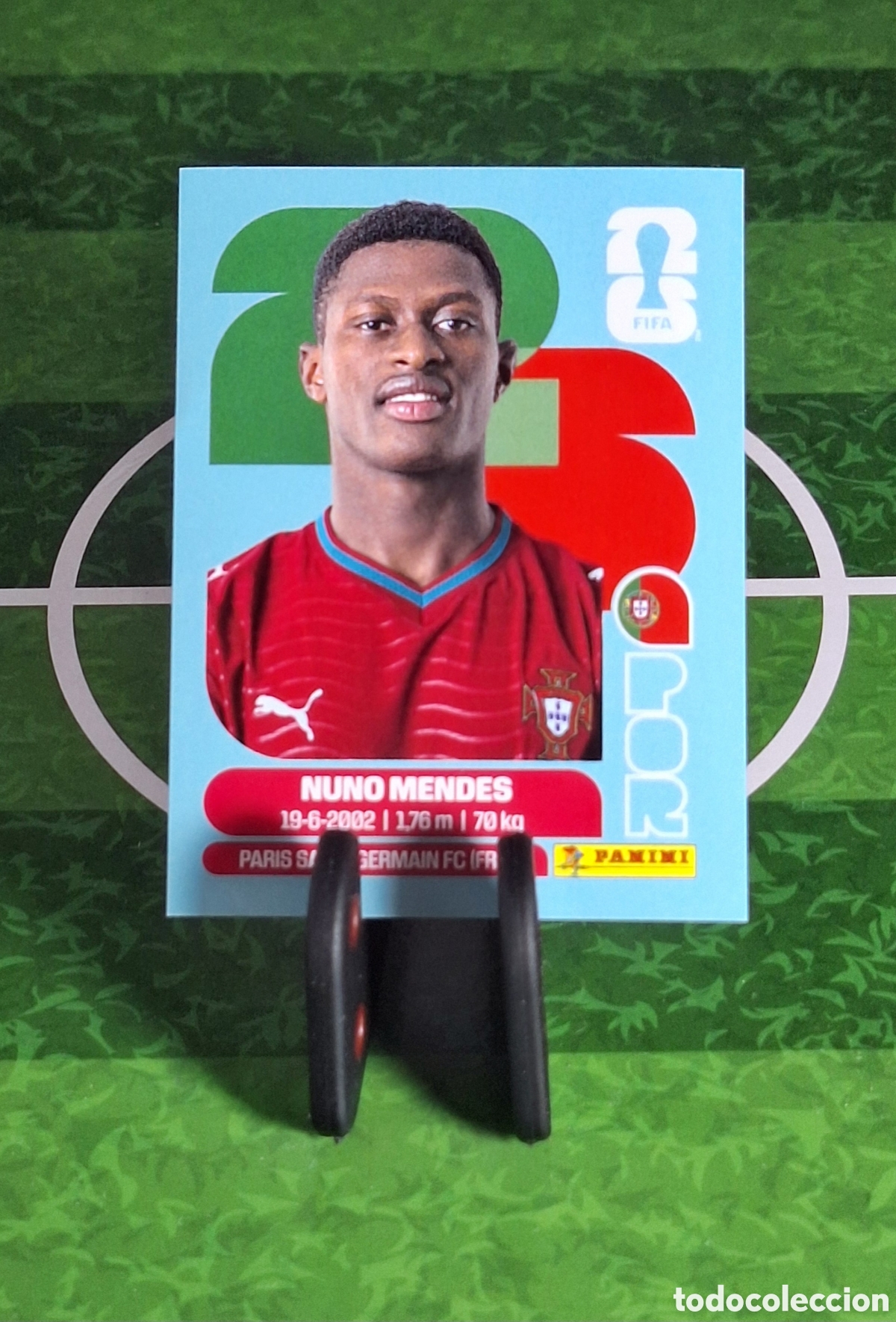 Cromos de f&uacute;tbol: NUNO MENDES #POR 7 MUNDIAL 2026