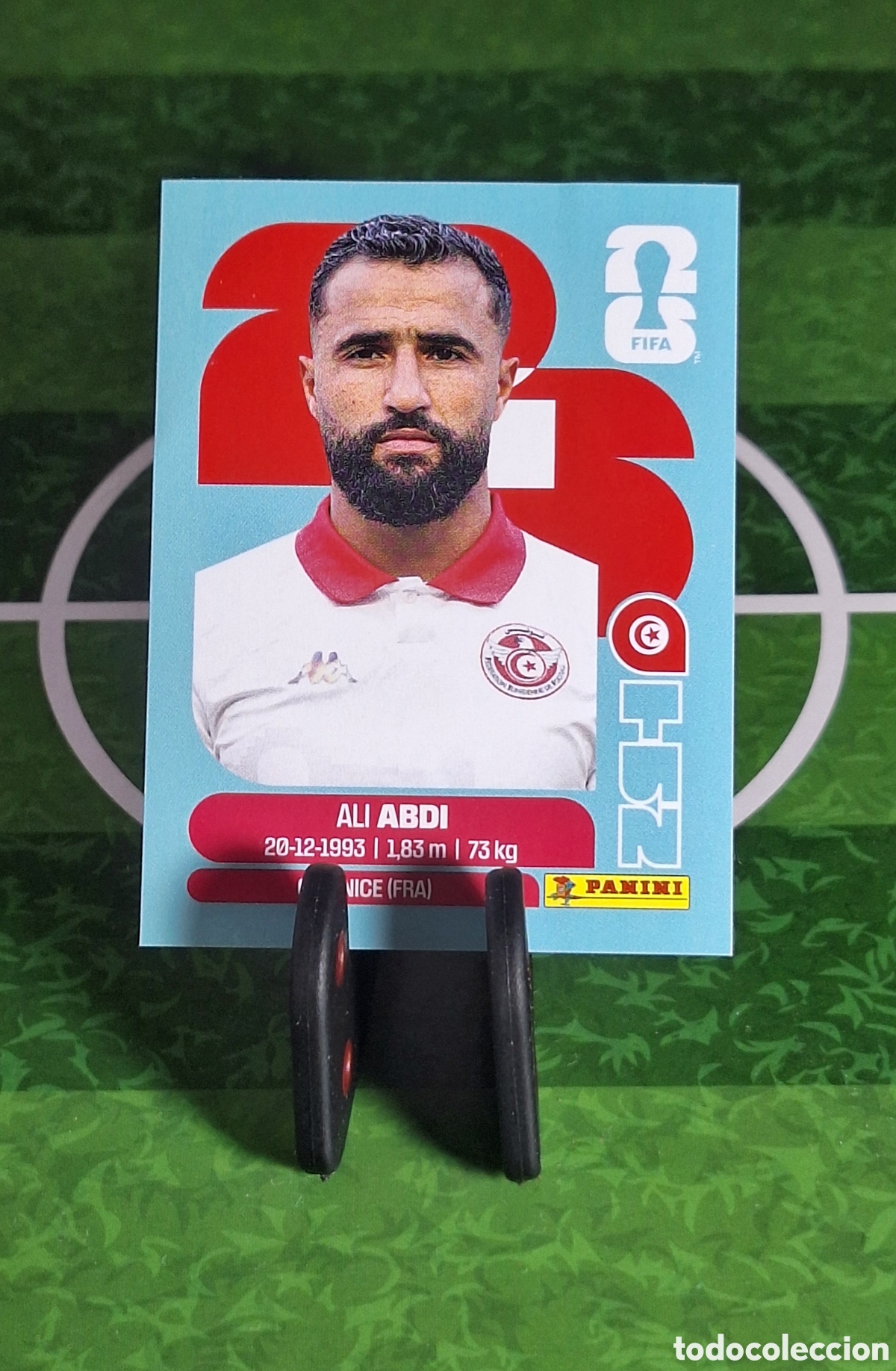 Cromos de f&uacute;tbol: ALI ABDI #TUN 7 MUNDIAL 2026