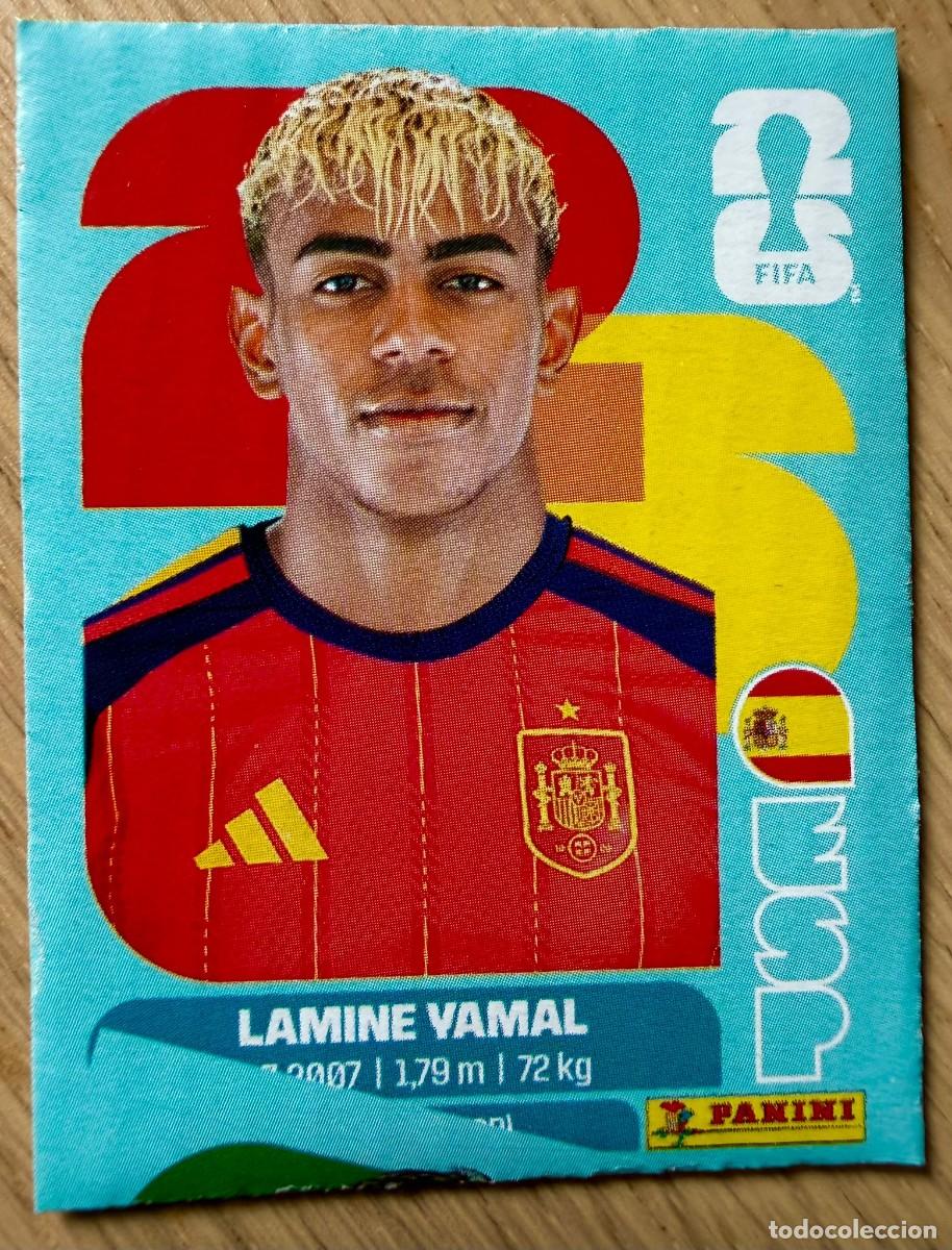 Cromos de f&uacute;tbol: LAMINE YAMAL 15 ESPA&Ntilde;A MUNDIAL FIFA WORLD CUP 2026 CARTON PACK INICIO PANINI (LEER)