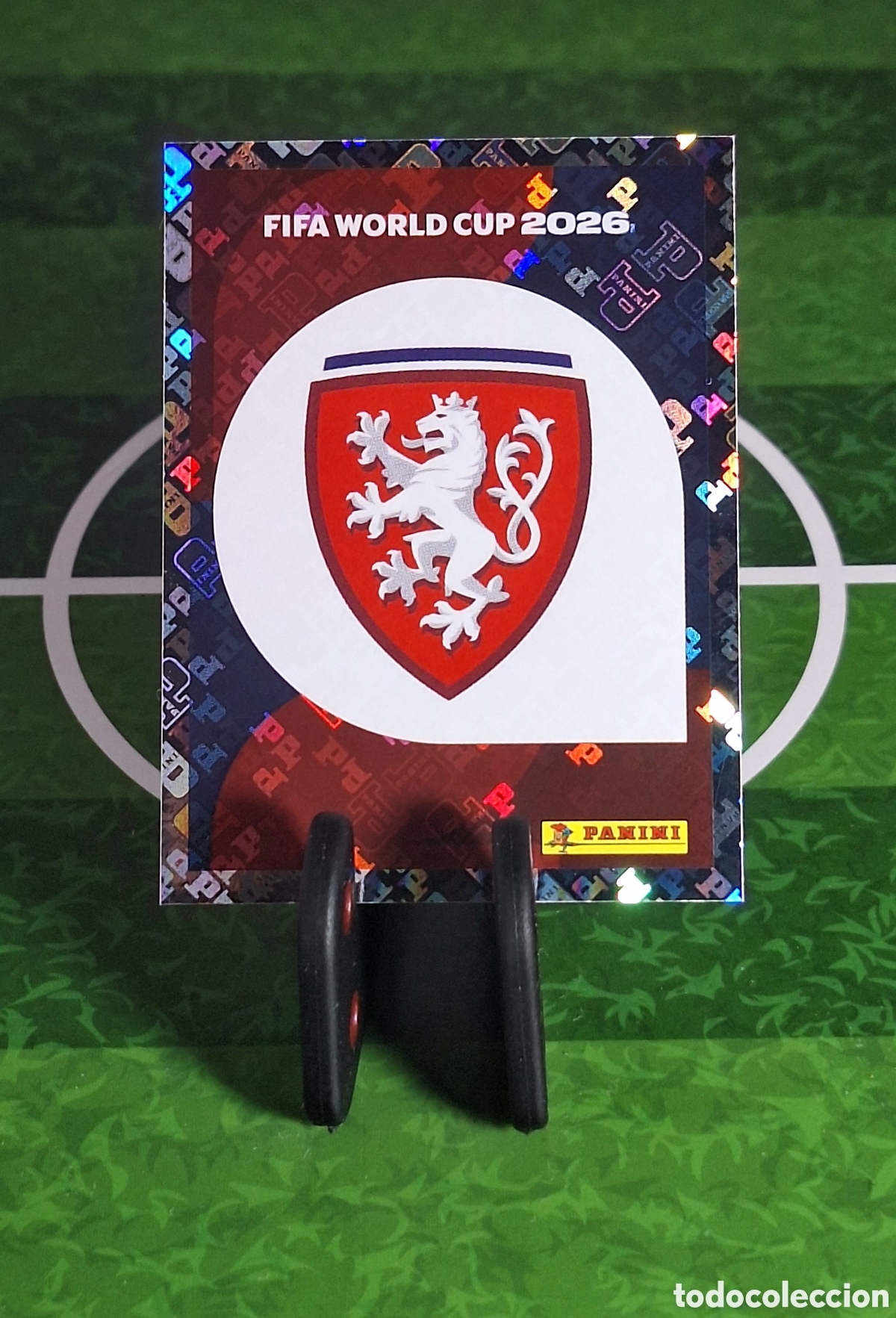 Cromos de f&uacute;tbol: ESCUDO REPUBLICA CHECA #CZE 1 MUNDIAL 2026
