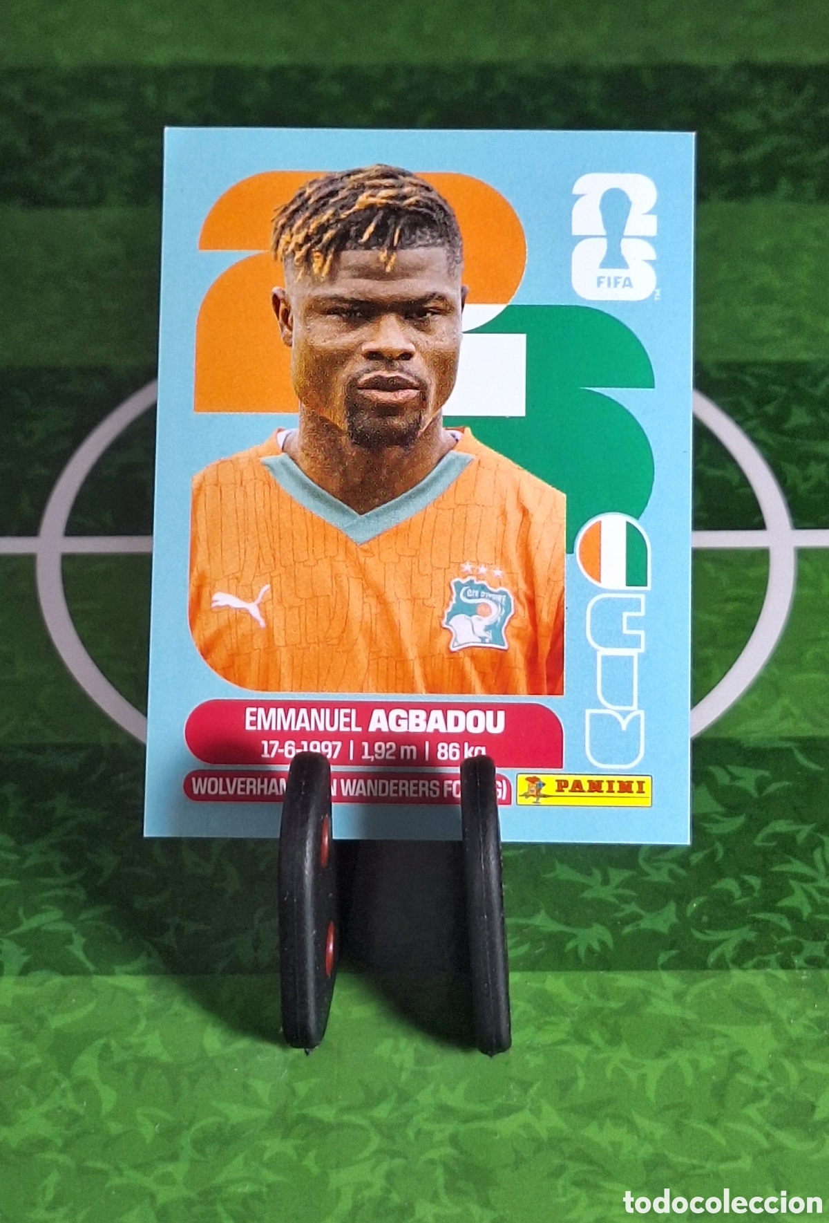 Football Stickers: EMMANUEL AGBADOU #CIV 8 MUNDIAL 2026