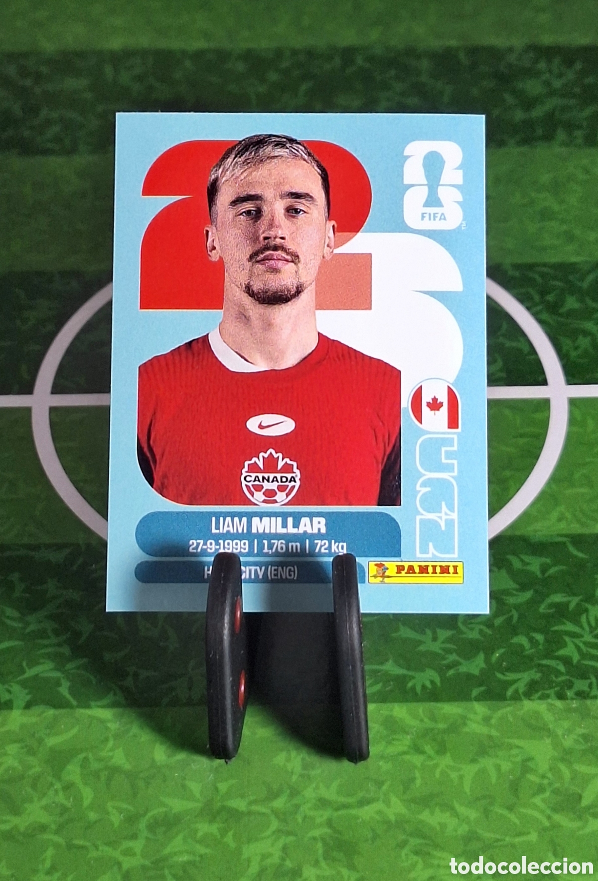 Cromos de f&uacute;tbol: LIAM MILLAR #CAN 18 MUNDIAL 2026