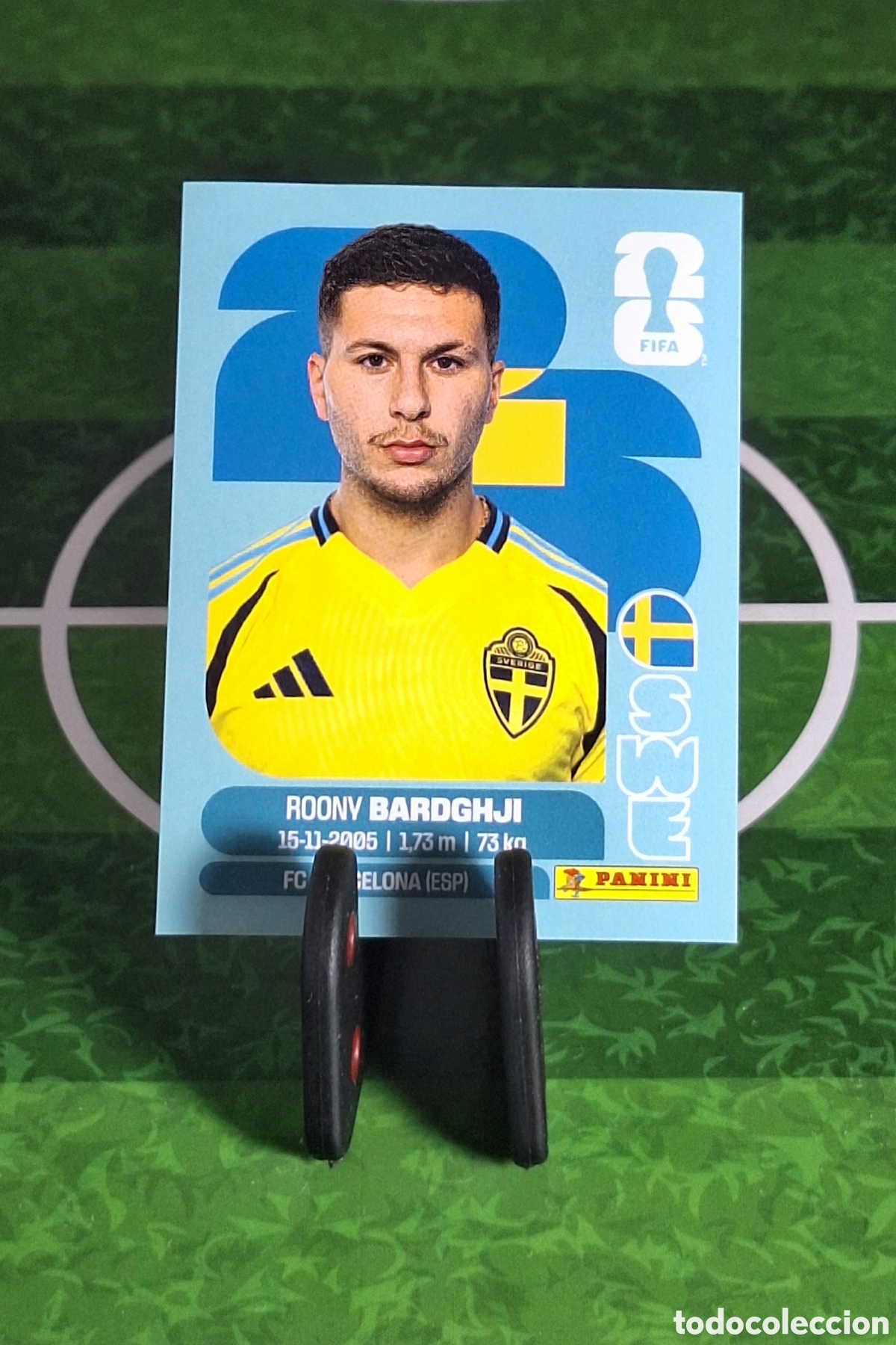 Cromos de f&uacute;tbol: ROONY BARDGHJI #SWE 16 MUNDIAL 2026
