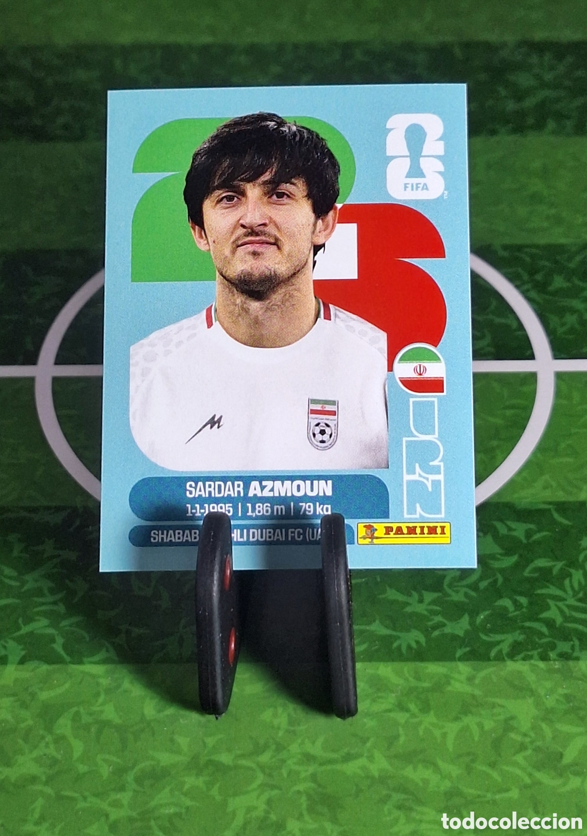 Cromos de f&uacute;tbol: SARDAR AZMOUN #IRN 17 MUNDIAL 2026