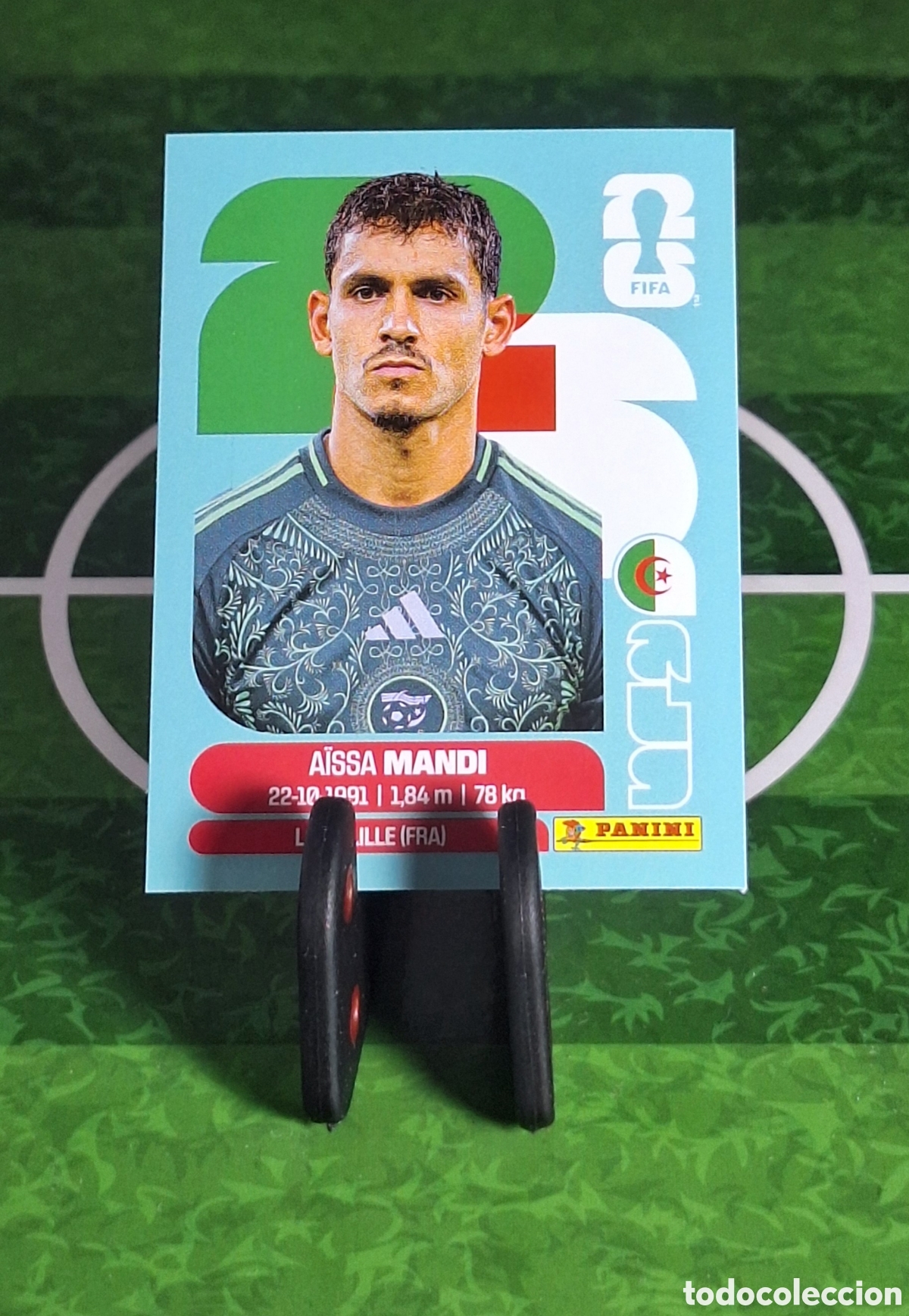 Cromos de f&uacute;tbol: AISSA MANDI #ALG 7 MUNDIAL 2026