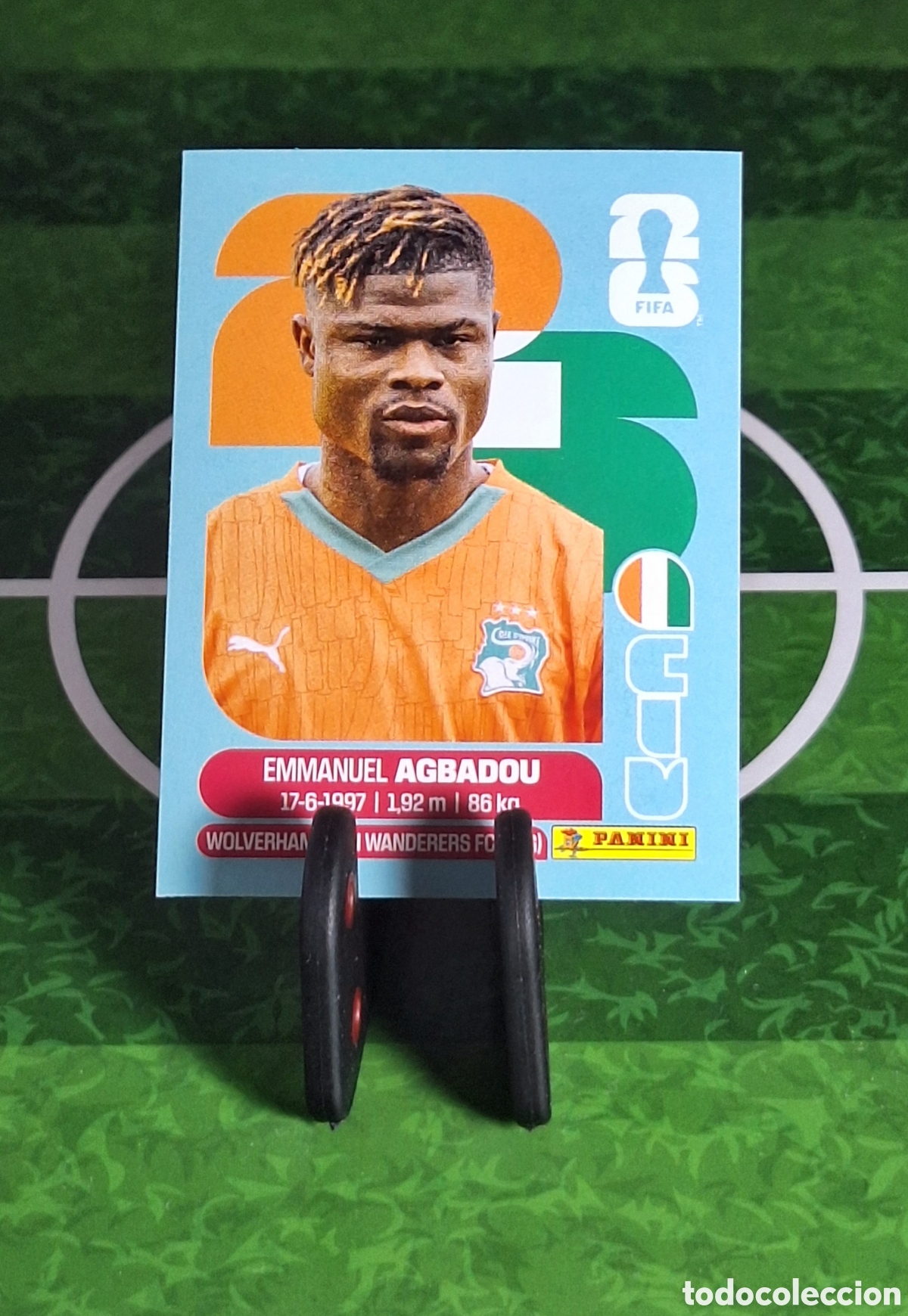 Cromos de f&uacute;tbol: EMMANUEL AGBADOU #CIV 8 MUNDIAL 2026