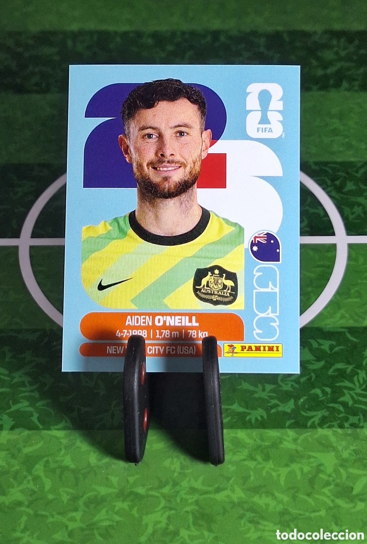 Cromos de f&uacute;tbol: AIDEN O'NEILL #AUS 14 MUNDIAL 2026