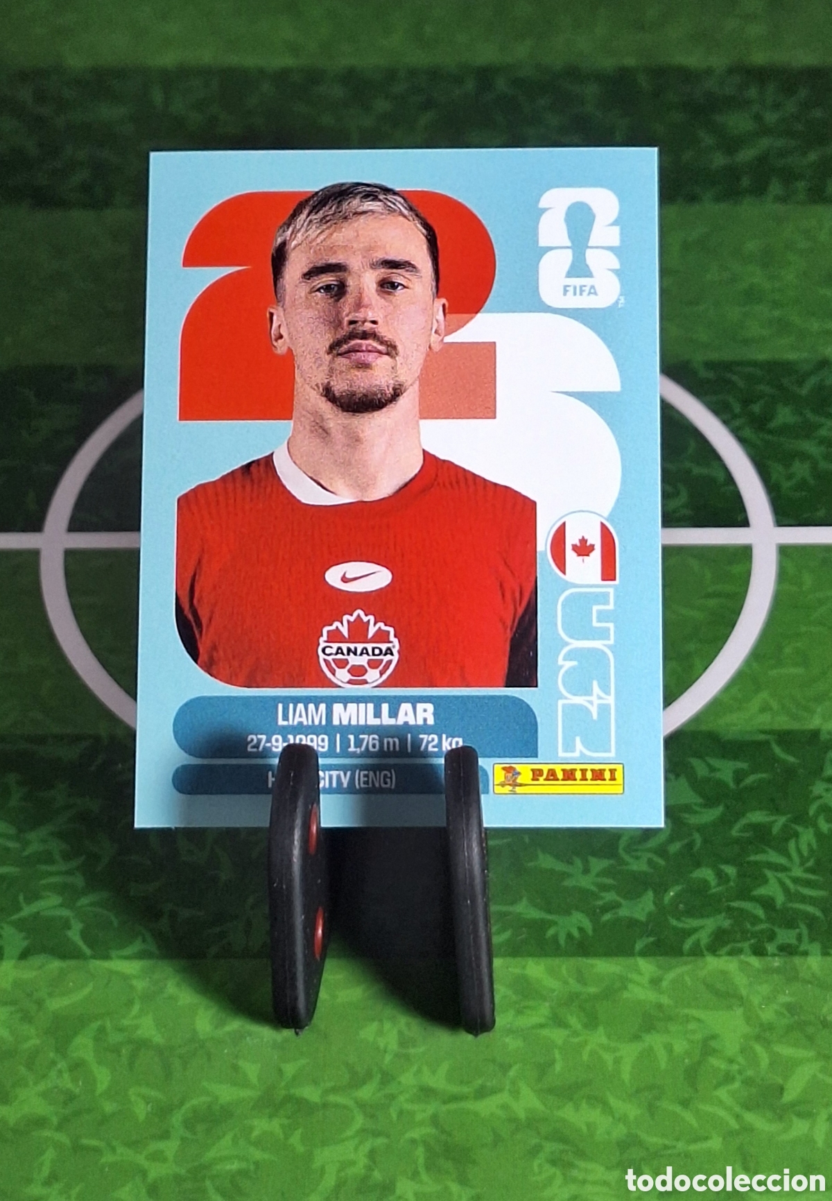 Cromos de f&uacute;tbol: LIAM MILLAR #CAN 18 MUNDIAL 2026