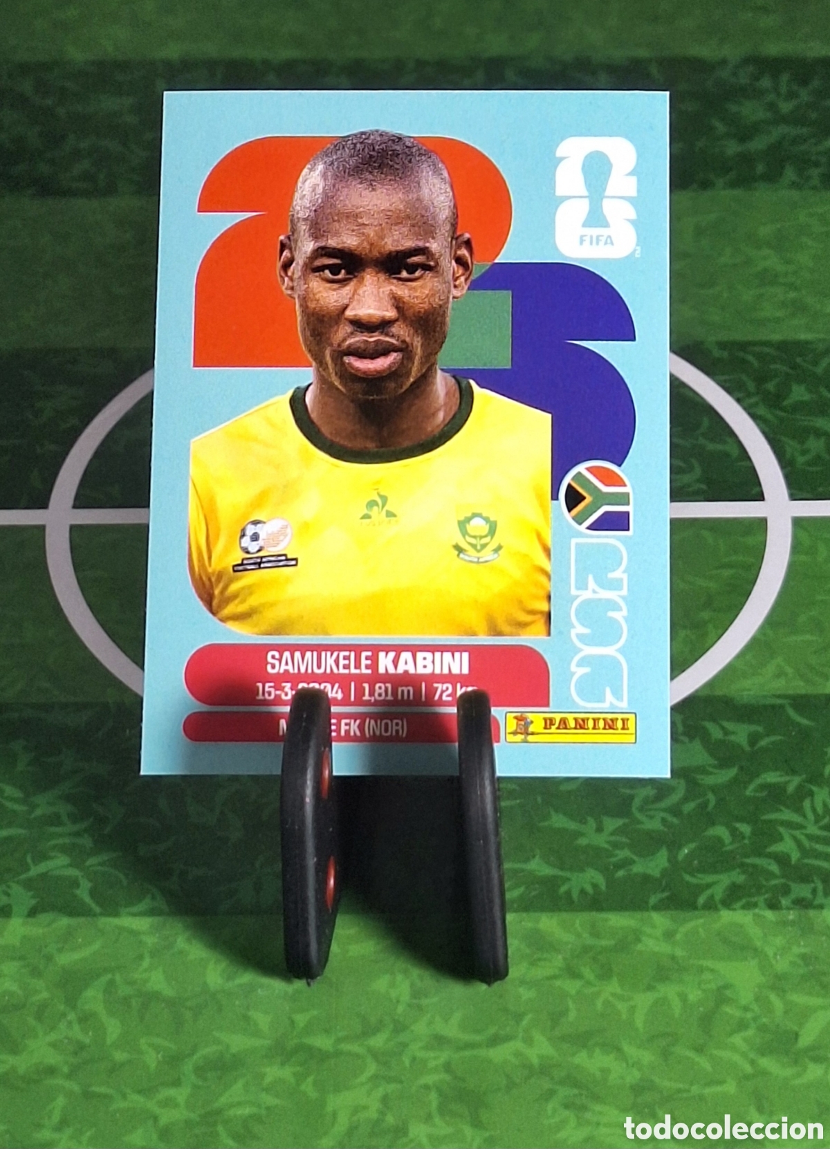 Cromos de f&uacute;tbol: SAMUKELE KABINI #RSA 5 MUNDIAL 2026