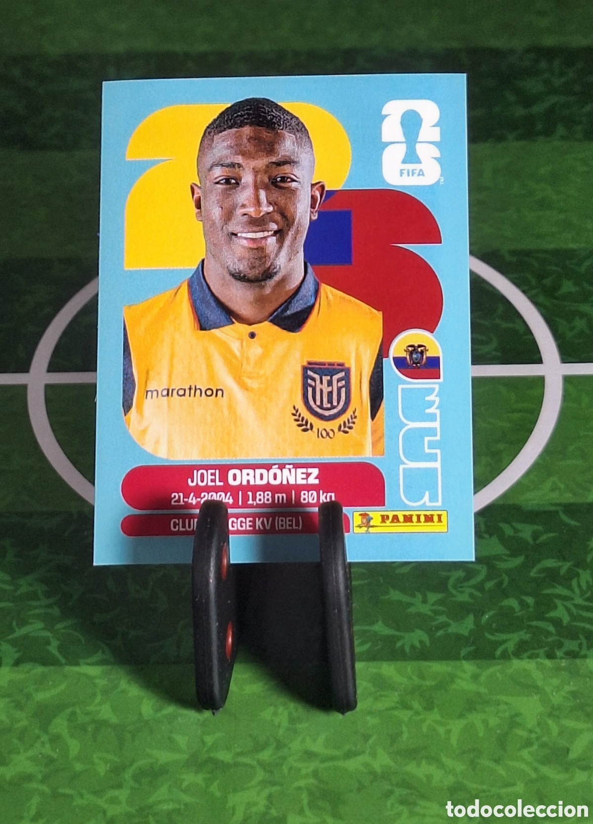 Cromos de f&uacute;tbol: JOEL ORDO&Ntilde;EZ ORDO&Ntilde;&Eacute;Z #ECU 8 MUNDIAL 2026