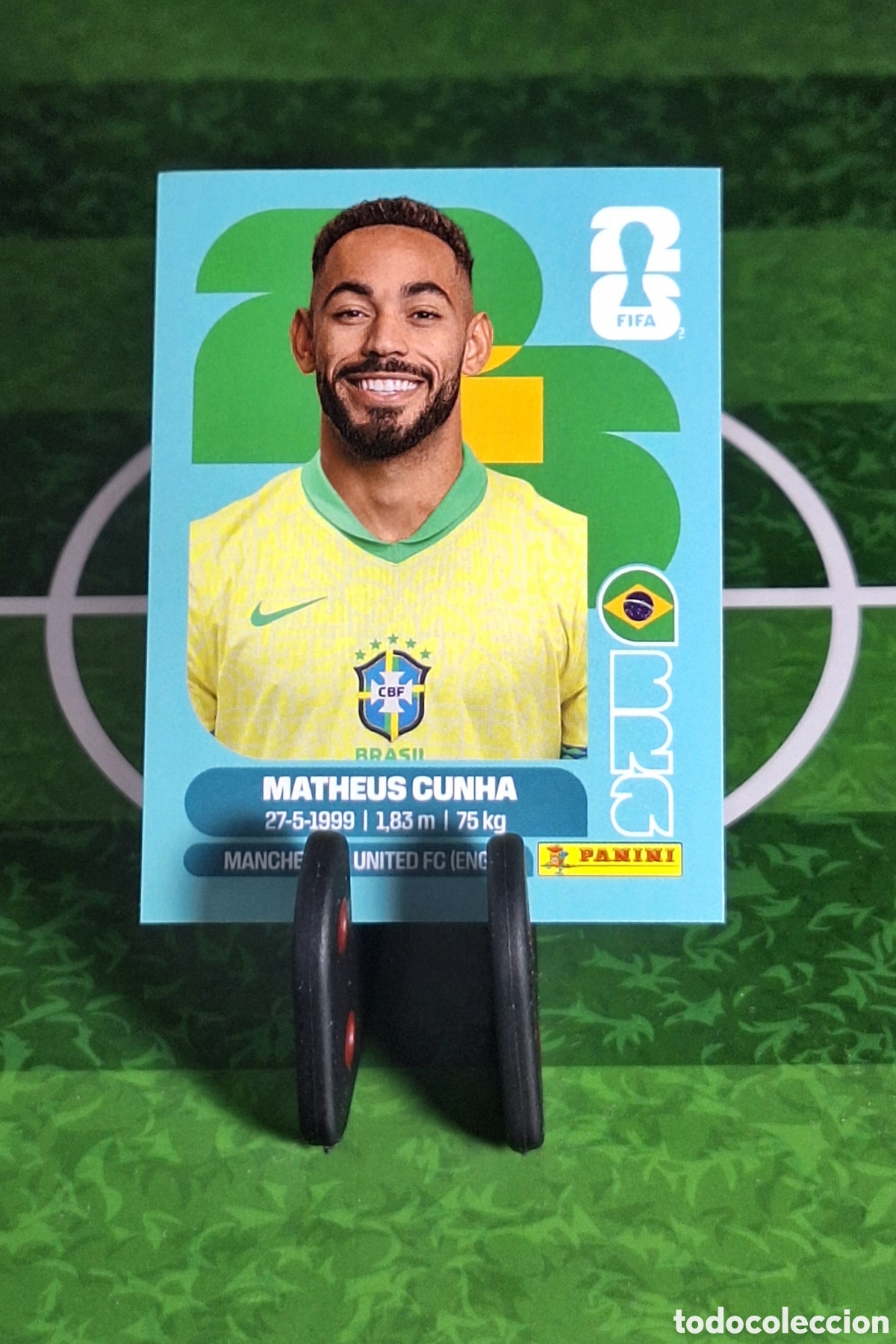 Cromos de f&uacute;tbol: MATHEUS CUNHA #BRA 17 MUNDIAL 2026