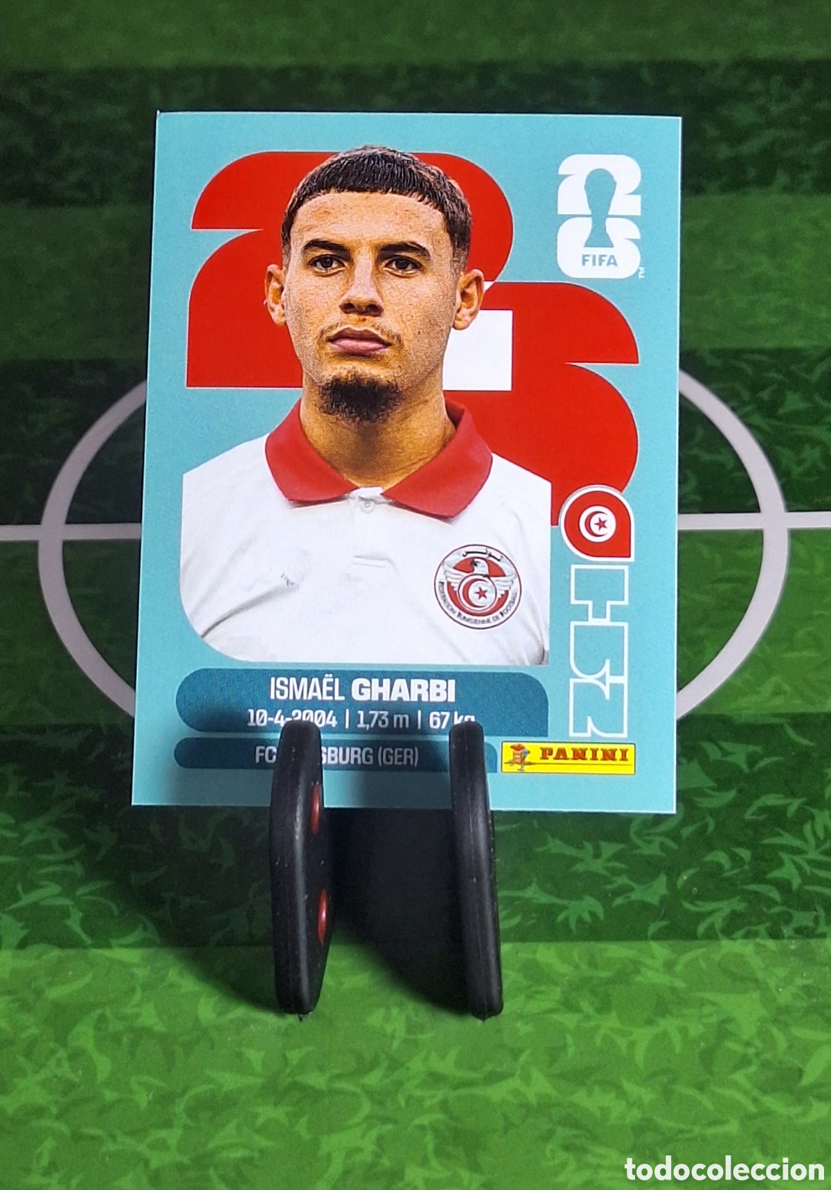 Cromos de f&uacute;tbol: ISMAEL GHARBI #TUN 18 MUNDIAL 2026