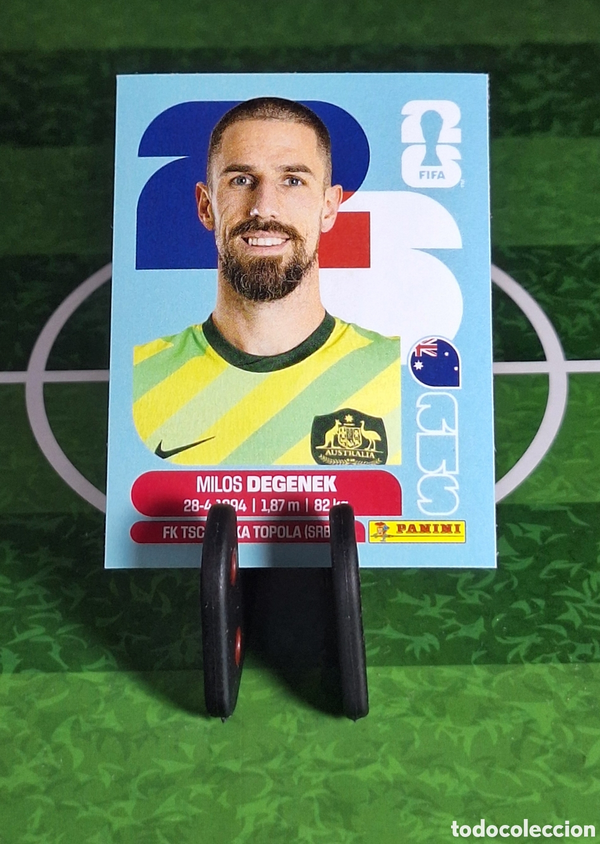 Cromos de f&uacute;tbol: MILOS DEGENEK #AUS 10 MUNDIAL 2026