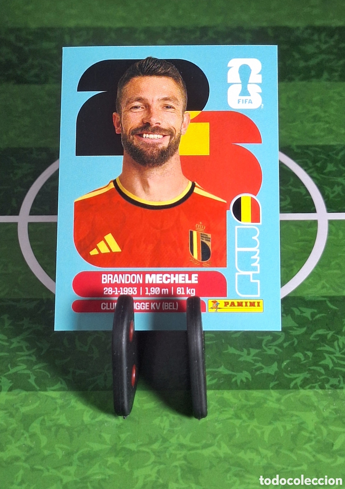 Cromos de f&uacute;tbol: BRANDON MECHELE #BEL 6 MUNDIAL 2026
