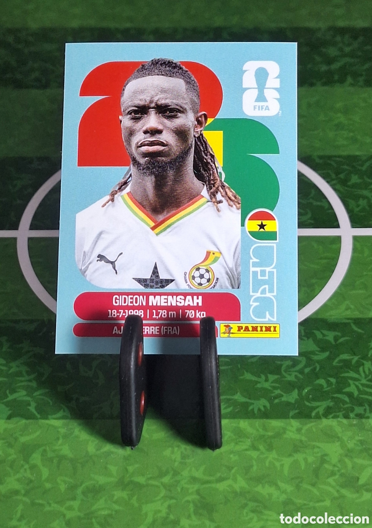 Cromos de f&uacute;tbol: GIDEON MENSAH #GHA 7 MUNDIAL 2026