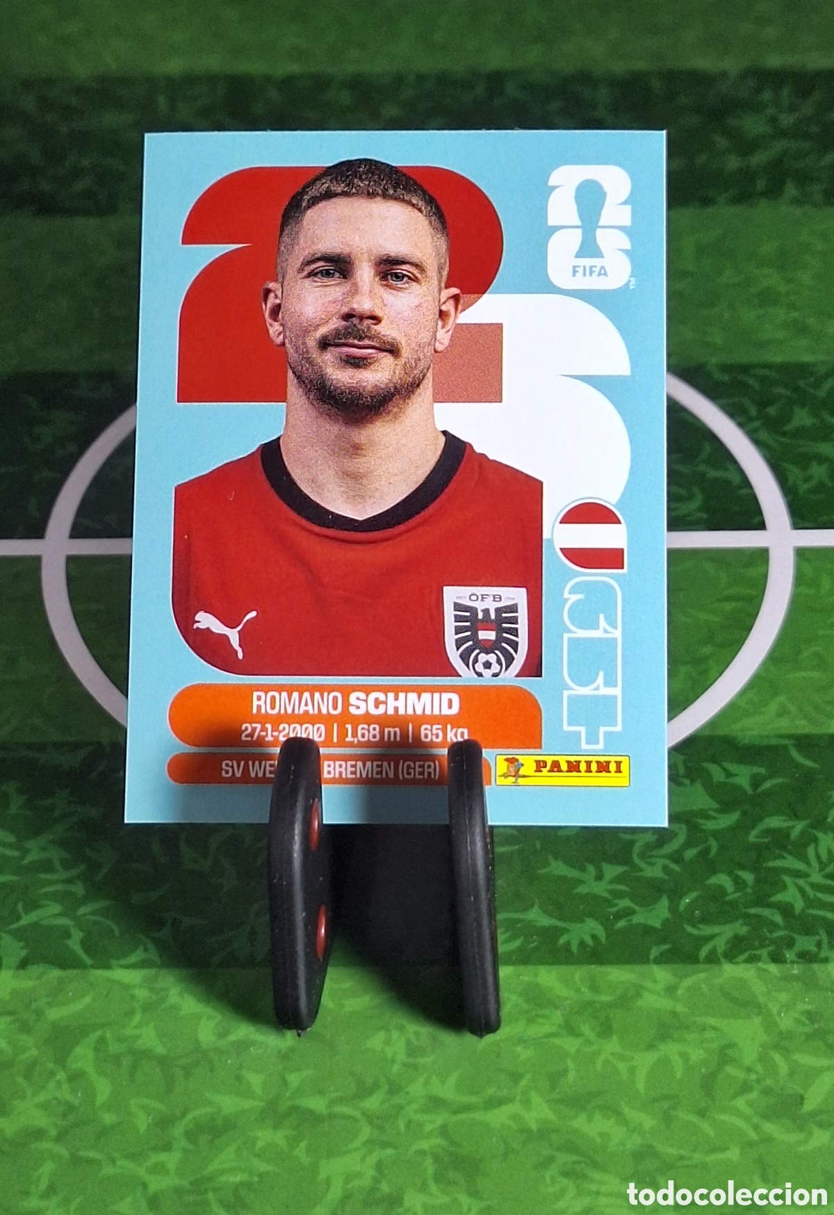 Cromos de f&uacute;tbol: ROMANO SCHMID #AUT 16 MUNDIAL 2026