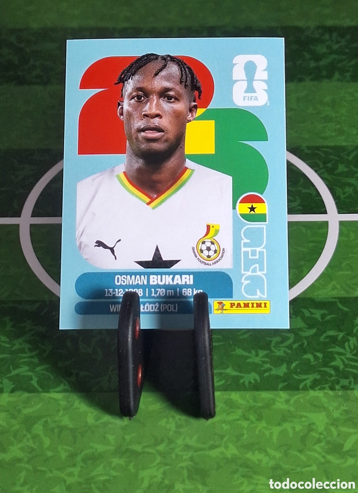 Cromos de f&uacute;tbol: OSMAN BUKARI #GHA 19 MUNDIAL 2026