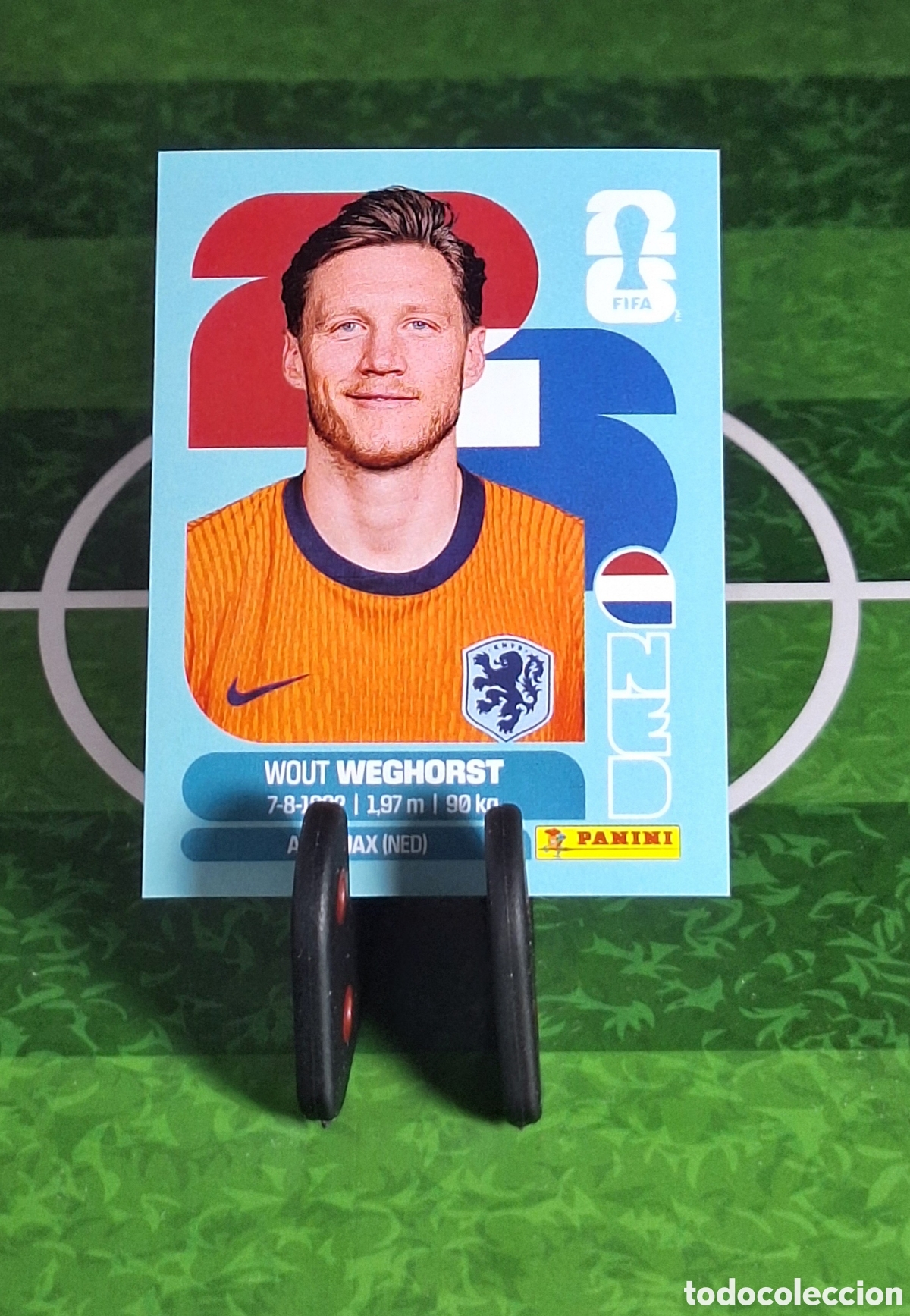 Cromos de f&uacute;tbol: WOUT WEGHORST #NED 19 MUNDIAL 2026