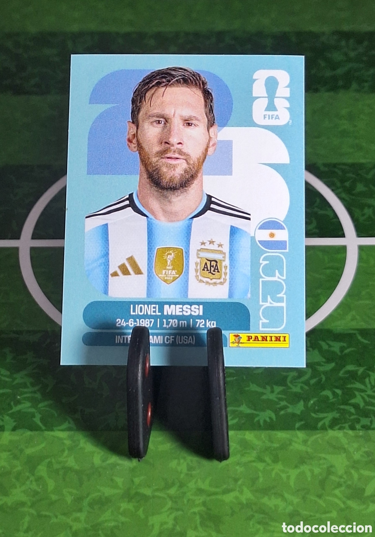 Cromos de f&uacute;tbol: LIONEL MESSI #ARG 17 MUNDIAL 2026