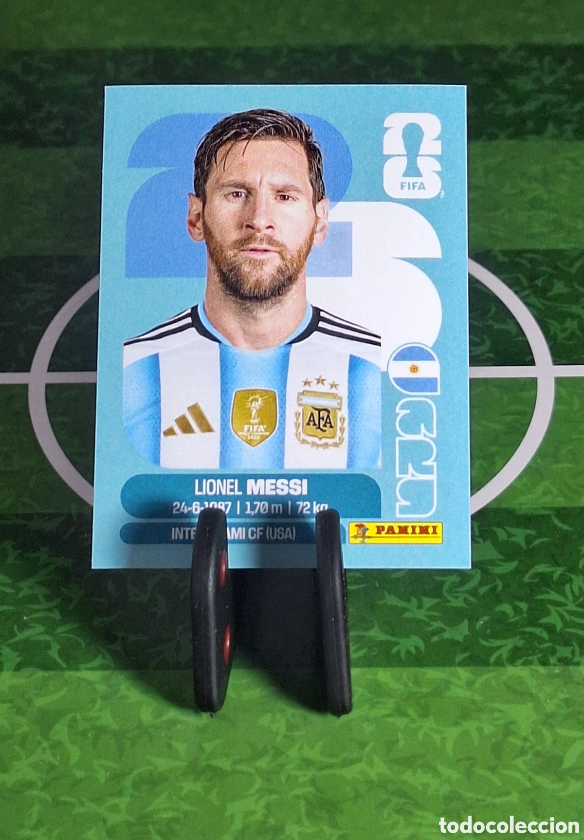 Cromos de f&uacute;tbol: LIONEL MESSI #ARG 17 MUNDIAL 2026