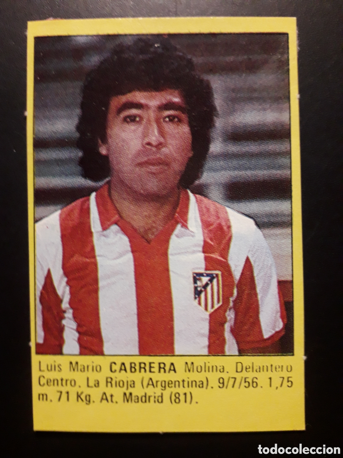 Cromos de f&uacute;tbol: CABRERA AT MADRID SUPER F&Uacute;TBOL 84 83-84 1983-1984 ROLL&Aacute;N DESPEGADO PEDIDO M&Iacute;NIMO 3&euro;