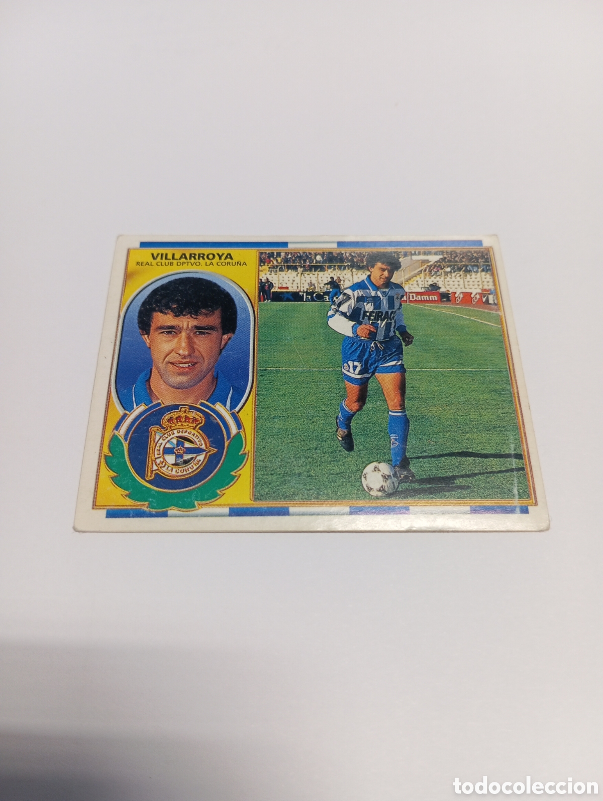 Cromos de f&uacute;tbol: VILLARROYA BAJA Deportivo Liga Este 1996 1997 PANINI 96 97