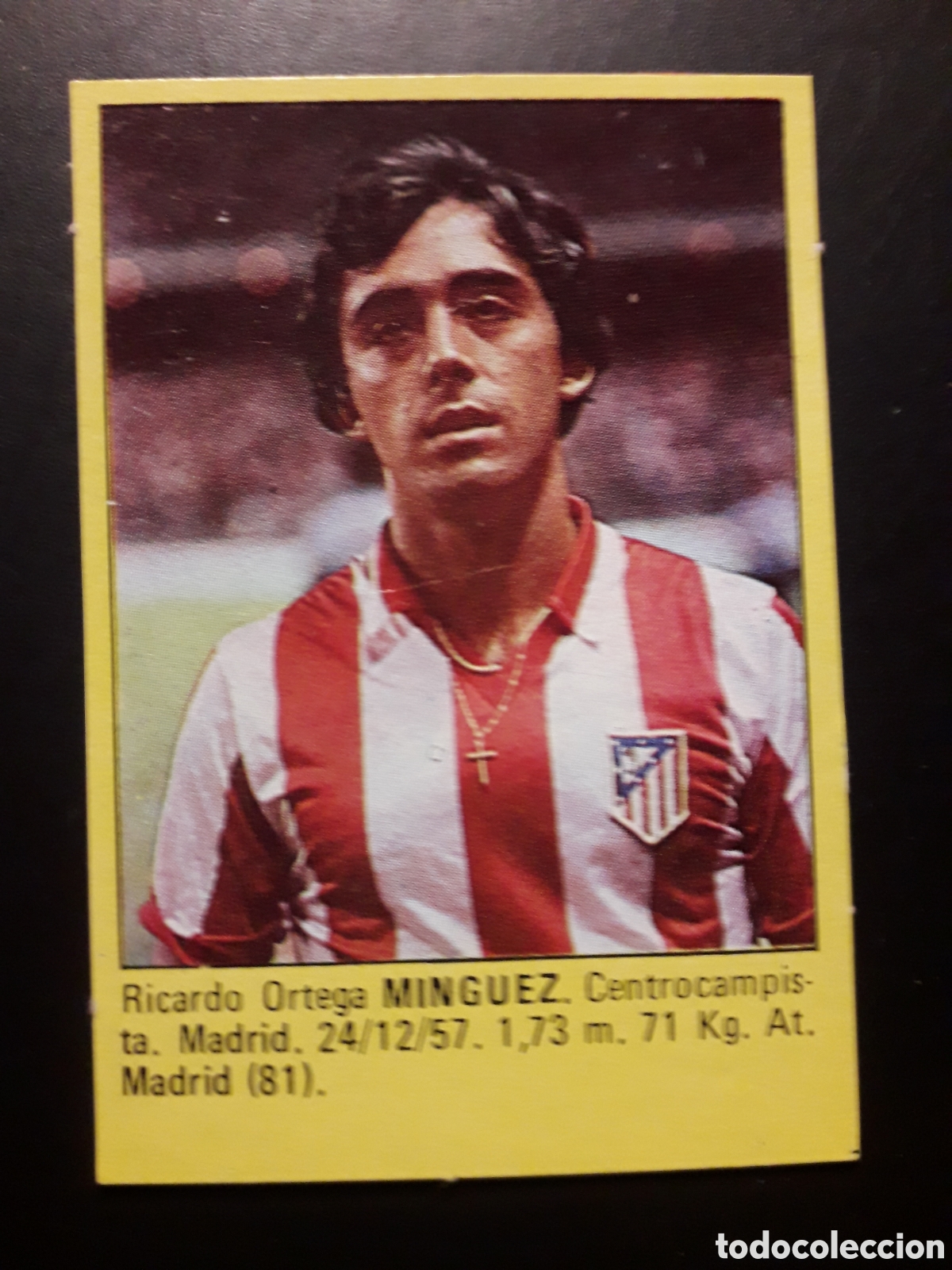 Cromos de f&uacute;tbol: M&Iacute;NGUEZ AT MADRID SUPER F&Uacute;TBOL 84 83-84 1983-1984 ROLL&Aacute;N DESPEGADO PEDIDO M&Iacute;NIMO 3&euro;