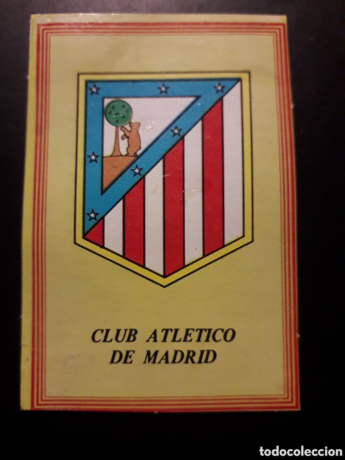 Cromos de f&uacute;tbol: ESCUDO AT MADRID SUPER F&Uacute;TBOL 84 83-84 1983-1984 ROLL&Aacute;N DESPEGADO PEDIDO M&Iacute;NIMO 3&euro;