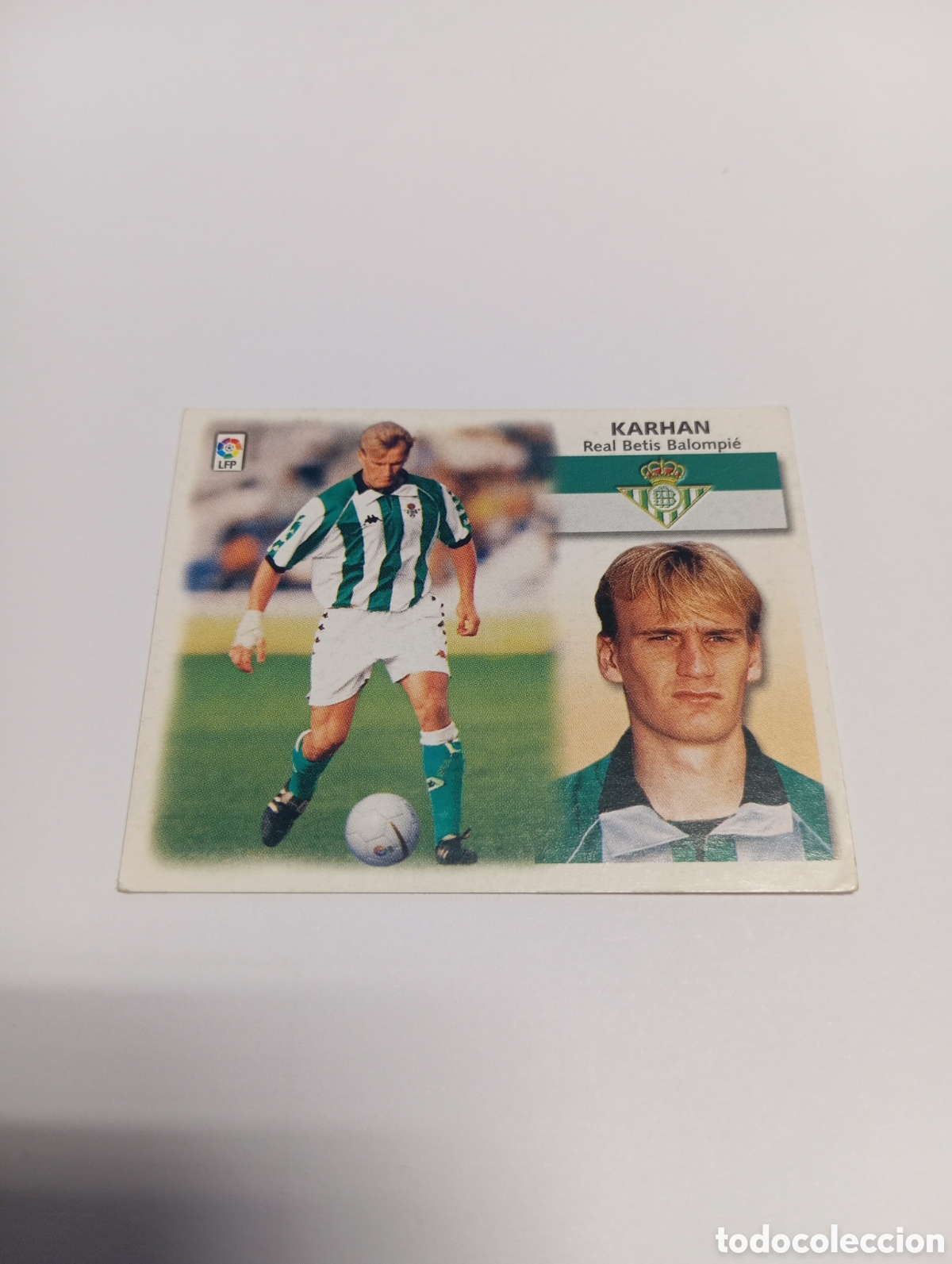 Cromos de f&uacute;tbol: KARHAN COLOCA Betis LIGA ESTE 1999 2000 PANINI 99 00 NUEVO SIN PEGAR