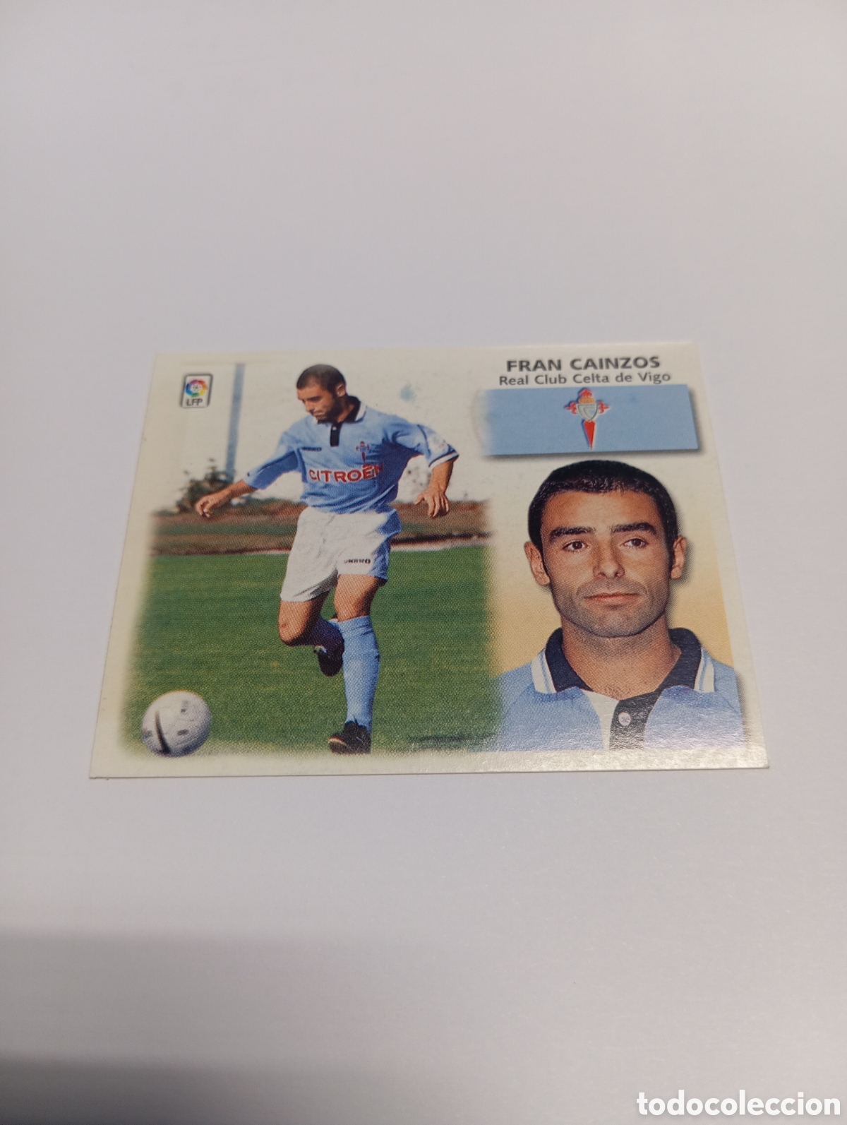 Cromos de f&uacute;tbol: FRAN CAINZOS BAJA Celta Vigo LIGA ESTE 1999 2000 PANINI 99 00 NUEVO SIN PEGAR